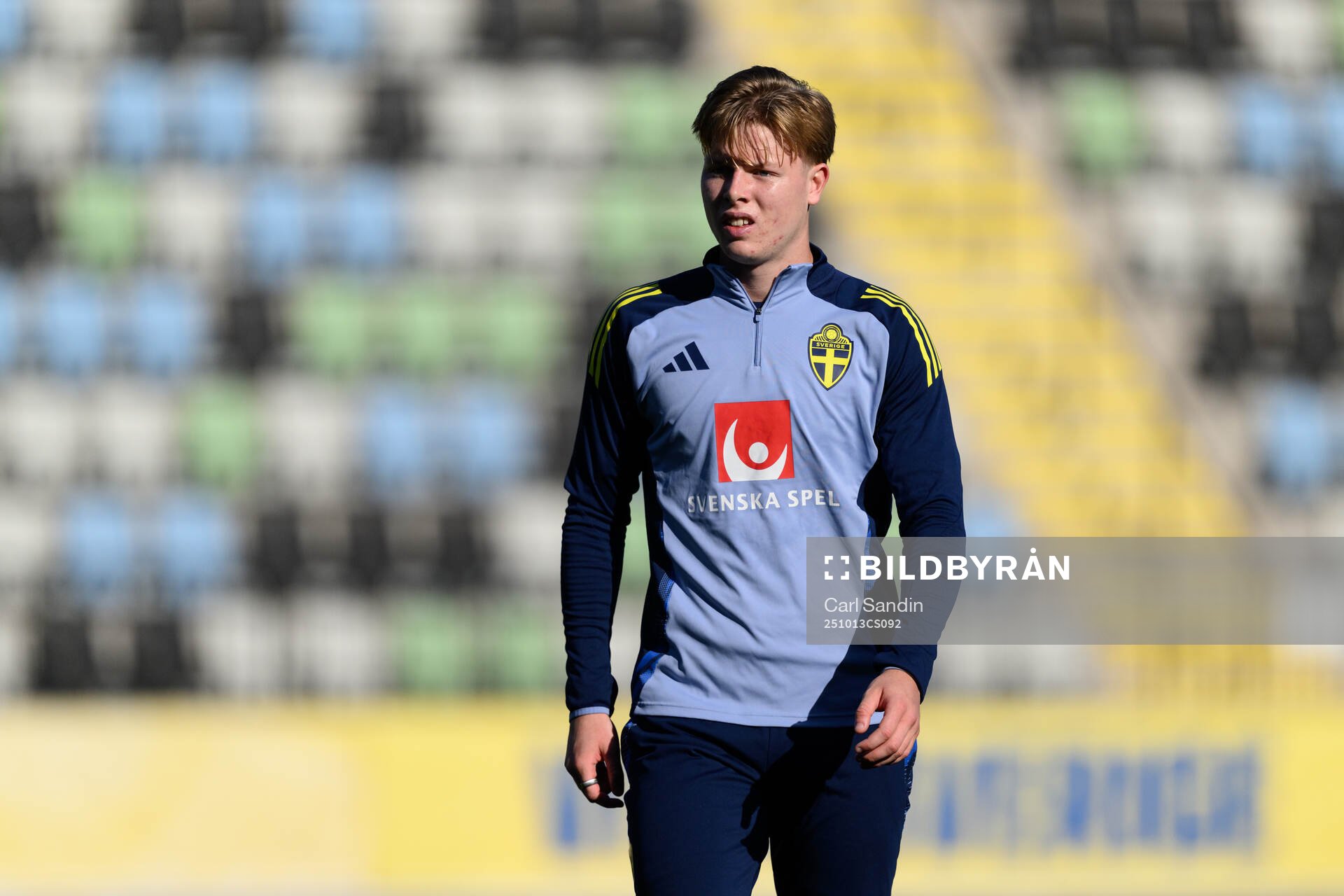 Nils Zätterström of the Swedish under-21 national
