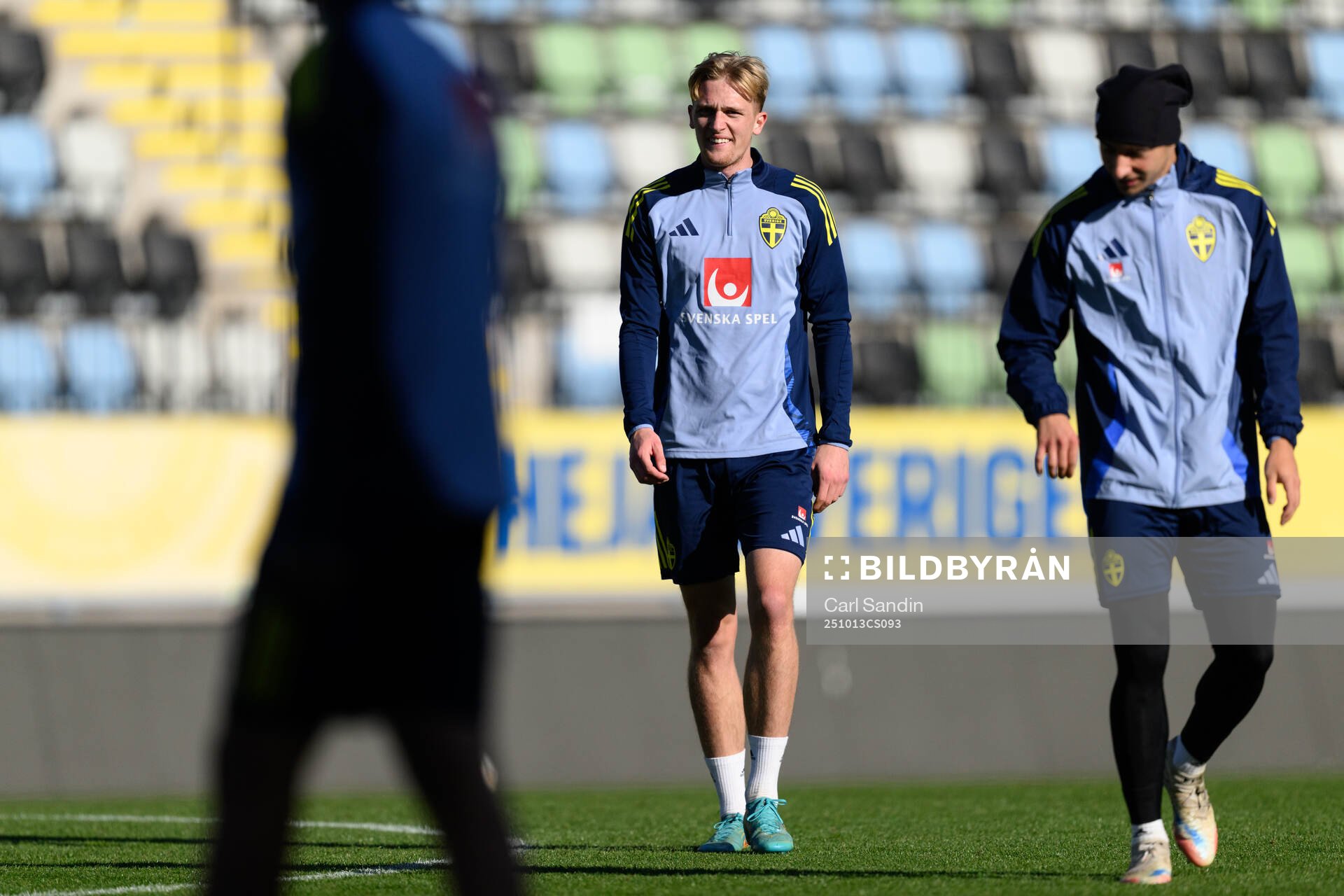 Olle Samuelsson of the Swedish under-21 national football