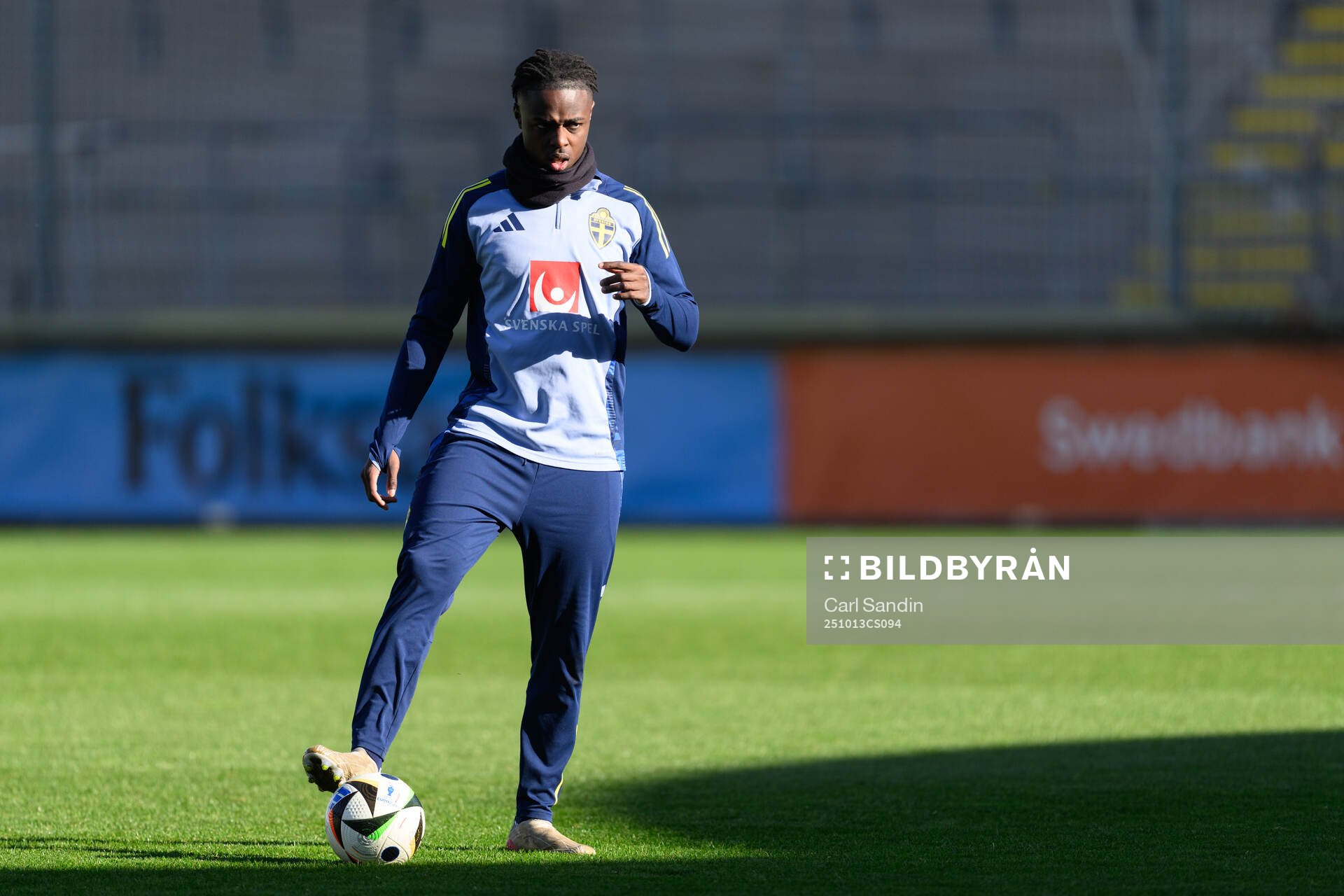 Richie Omorowa of the Swedish under-21 national football