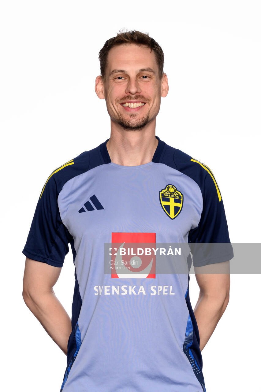 Head coach Daniel Bäckström poses for a portrait