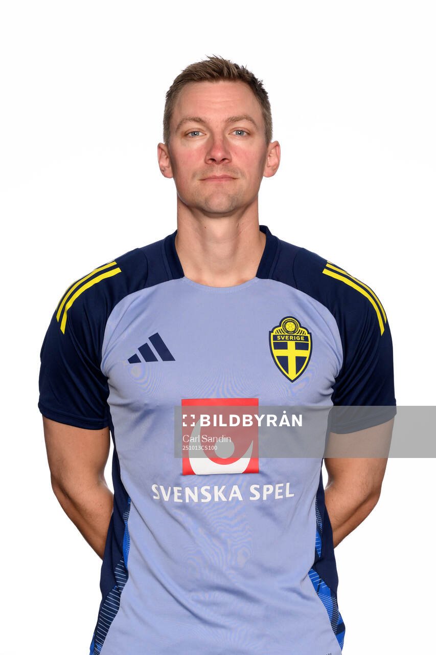 Fitness coach Rickard Engström poses for a portrait