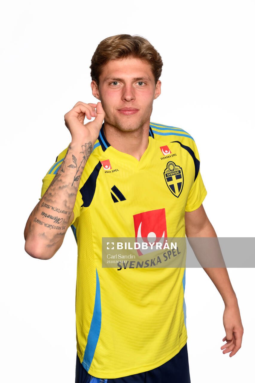 Lukas Björklund poses for a portrait