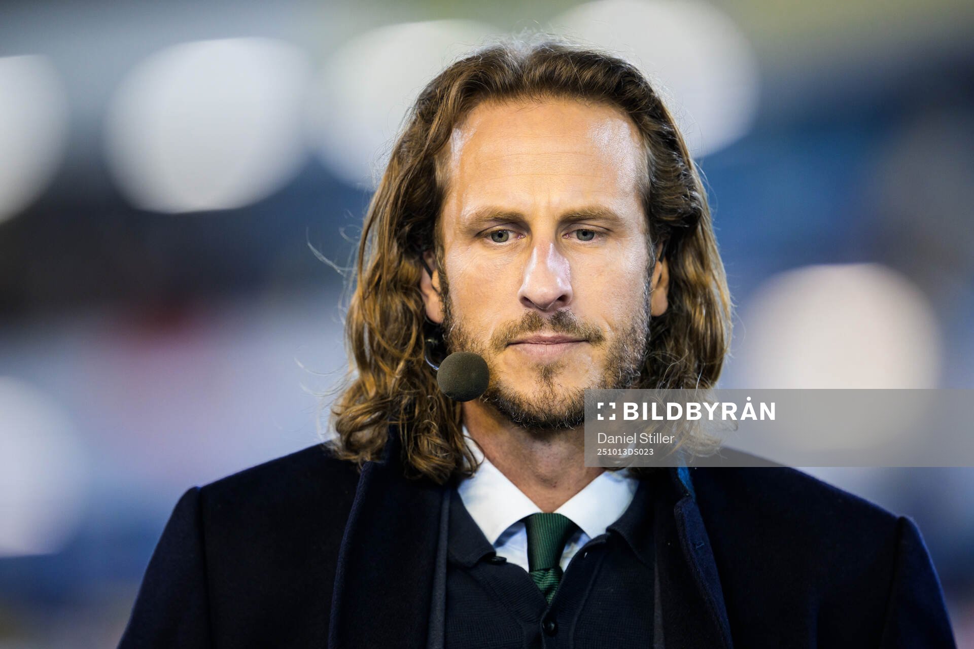 Jonas Olsson in the Viaplay’s studio