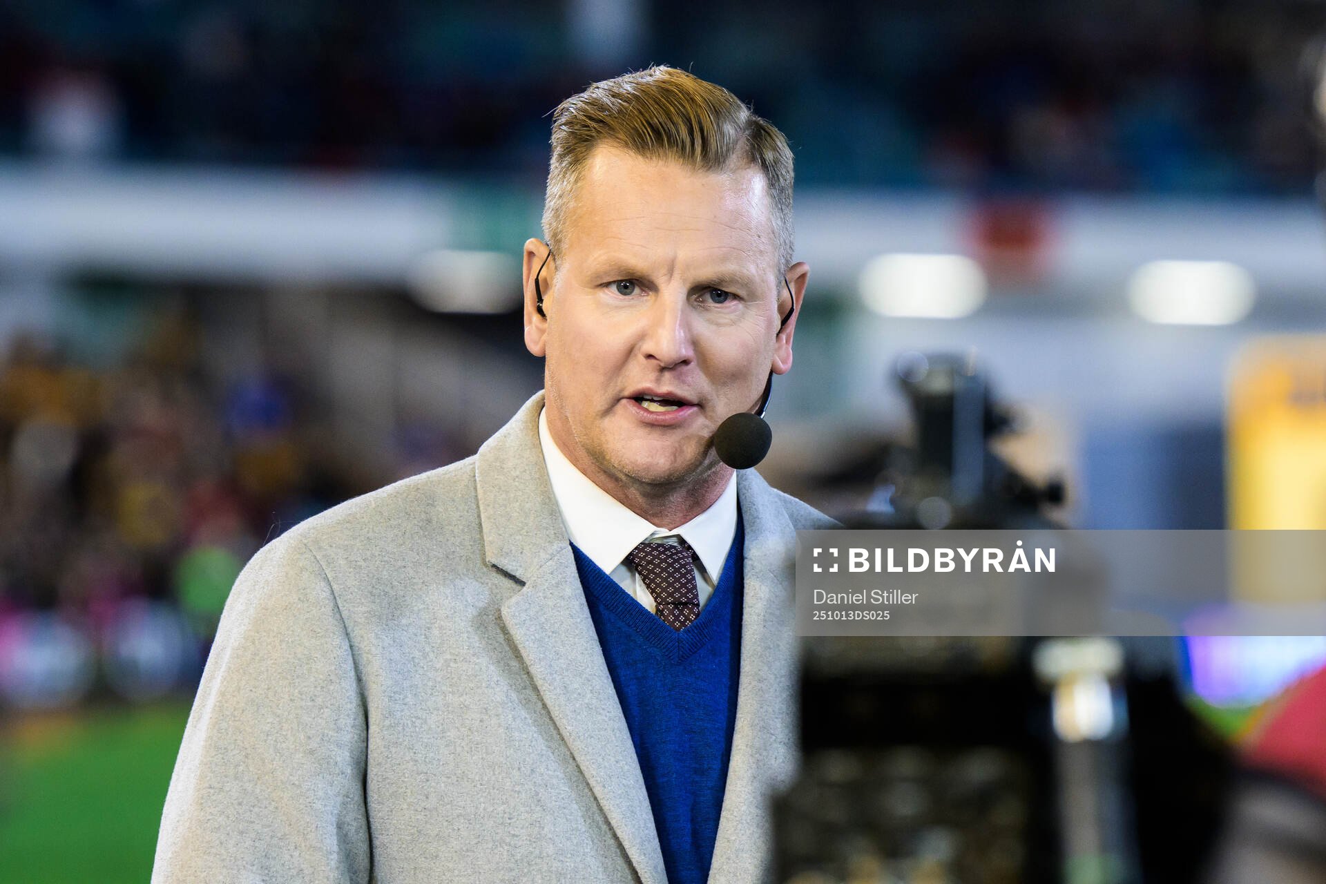 Niklas Jihde in the Viaplay’s studio