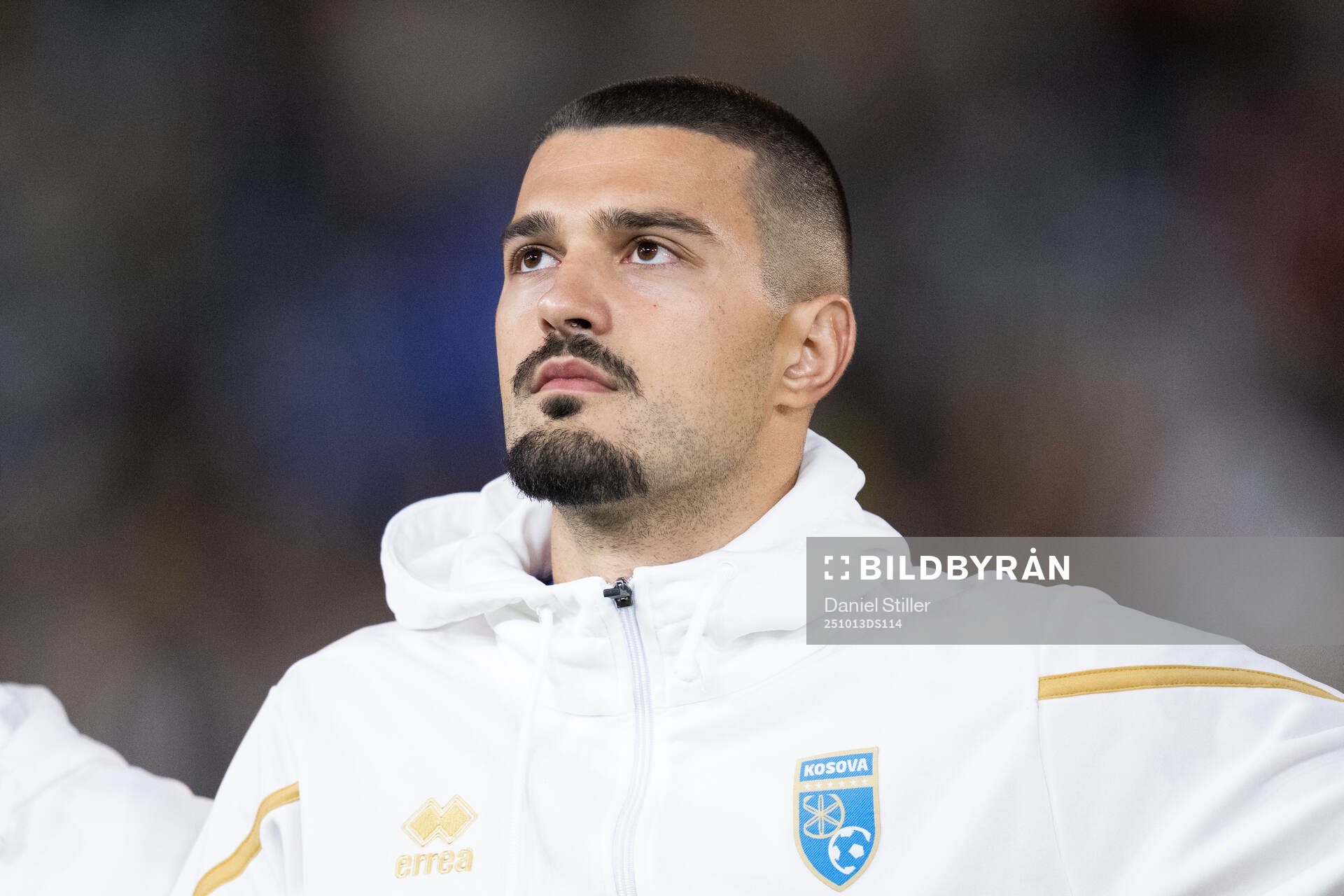 Goalkeeper Arijanet Muricof Kosovo