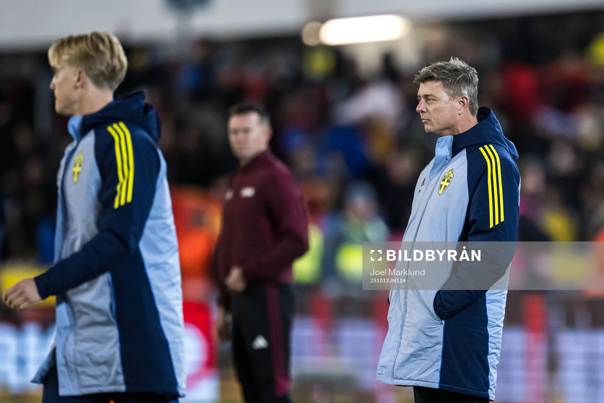 Head coach Jon Dahl Tomasson of Sweden