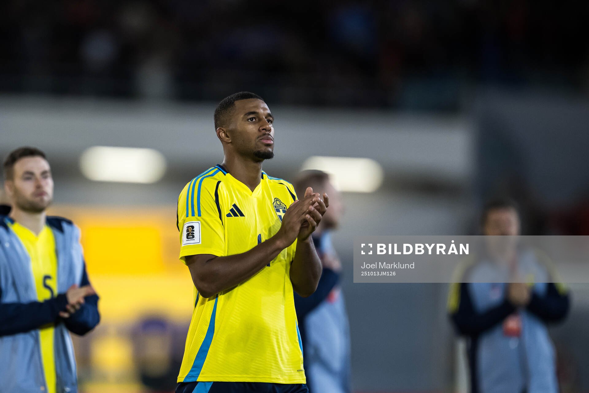 Isak Hien of Sweden looks dejected