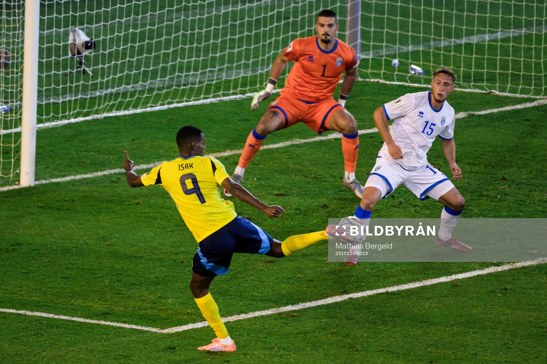 Alexander Isak of Sweden