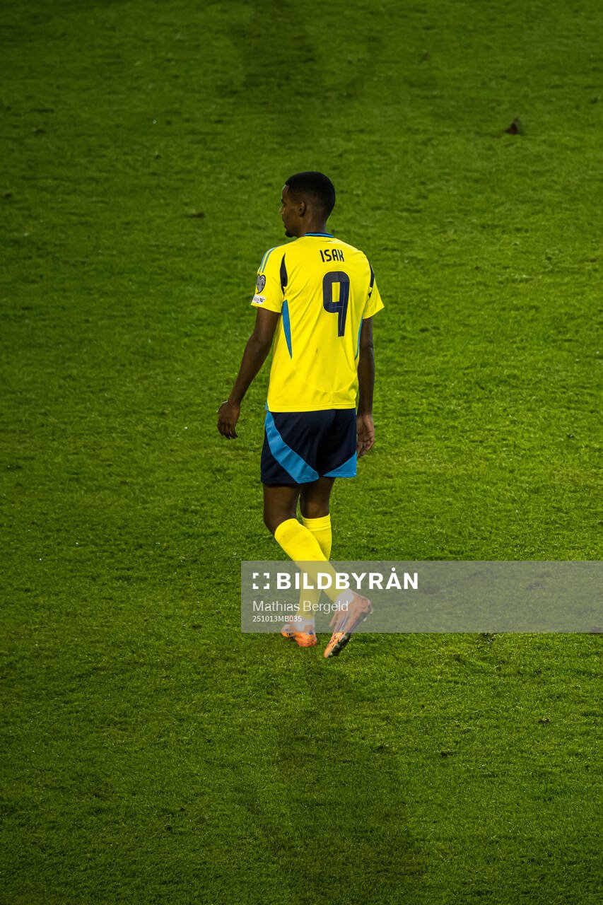 Alexander Isak of Sweden
