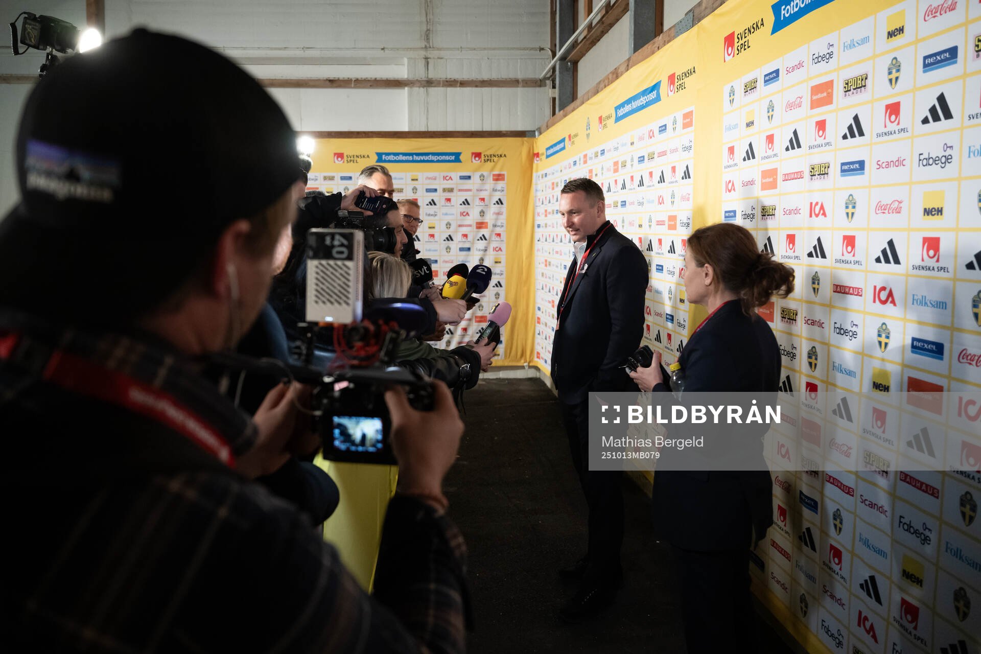 Kim Källström, Head of Football, is interviewed