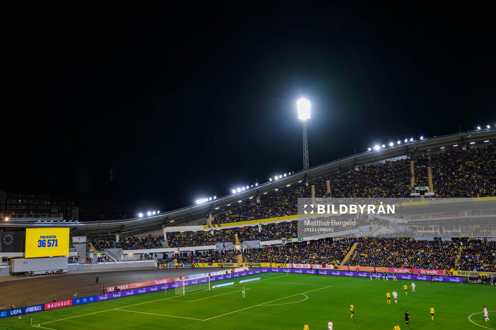 The attendance is shown