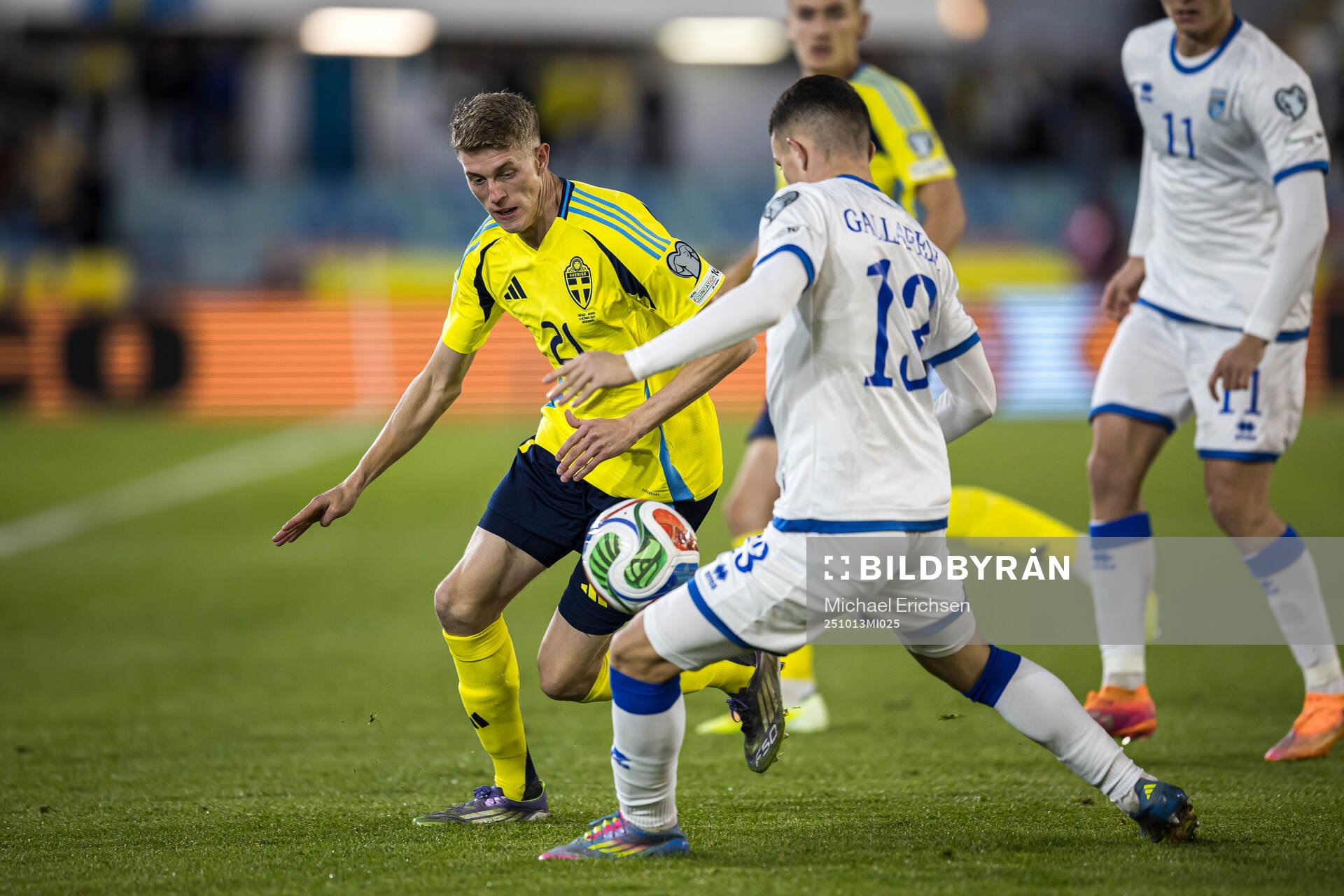 Alexander Bernhardsson of Sweden and Dion Gallapeni of