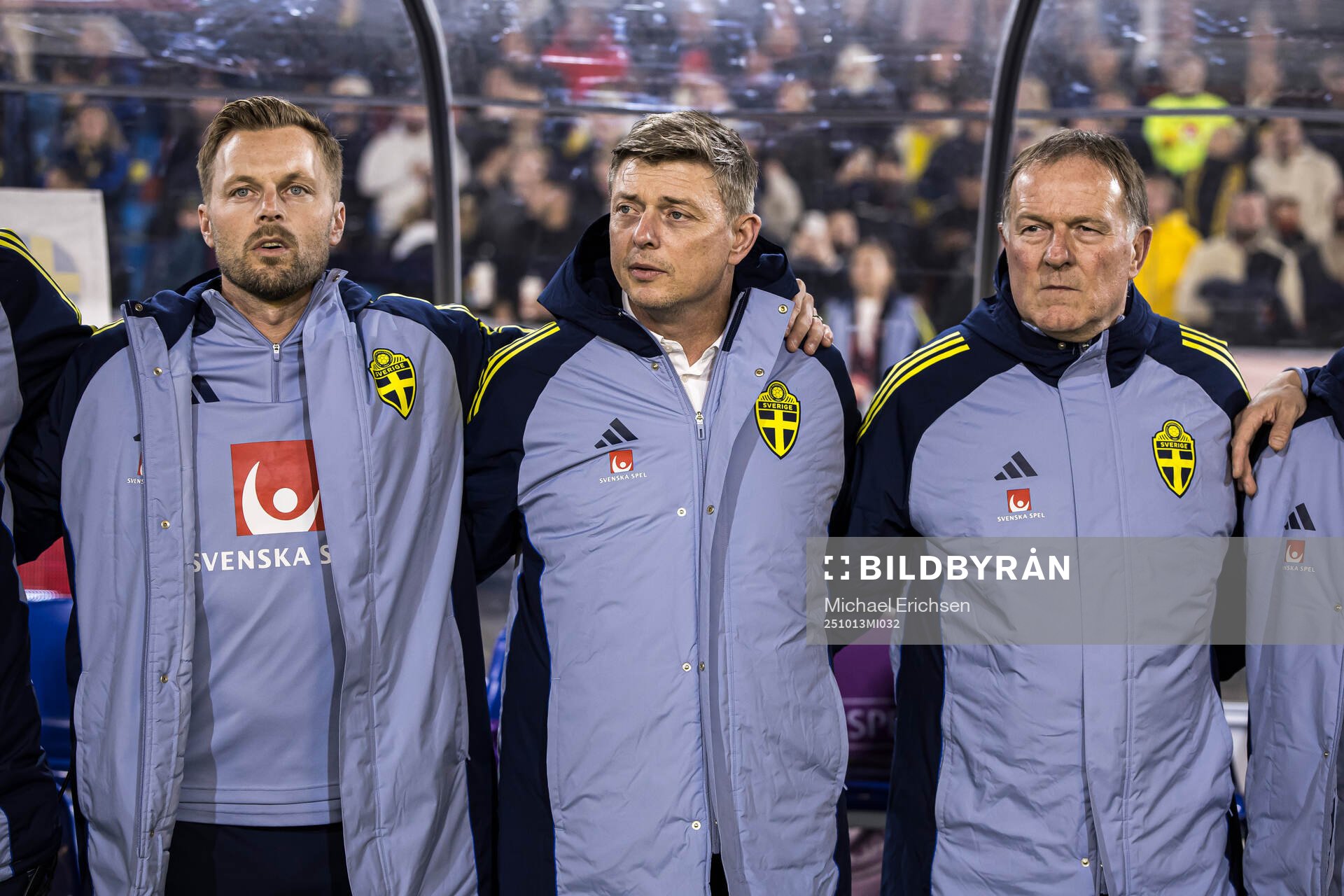 Assistant coach Sebastian Larsson, head coach Jon Dahl