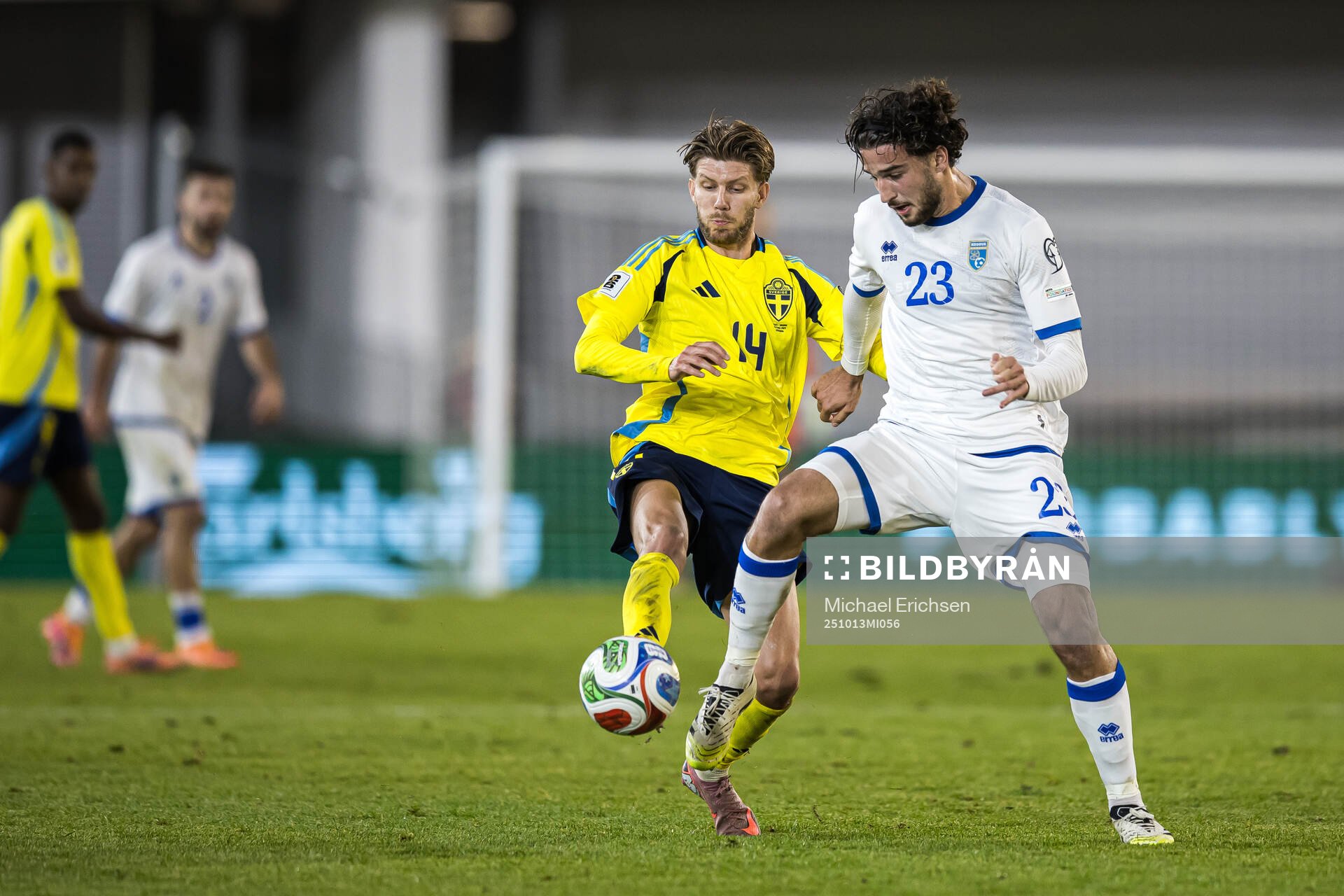 Anton Salétros of Sweden and Leon Avdullahu of Kosovo