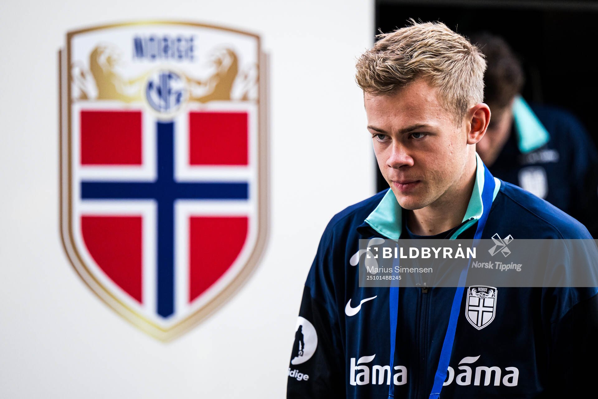 Aune Heggebø of Norway arrives