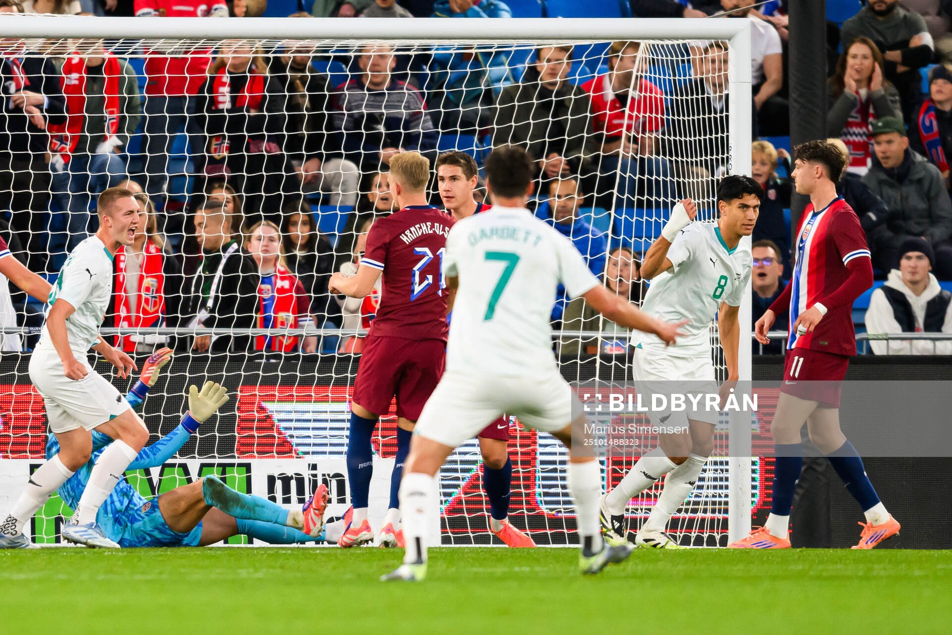 Marko Stamenic of New Zealand celebrates