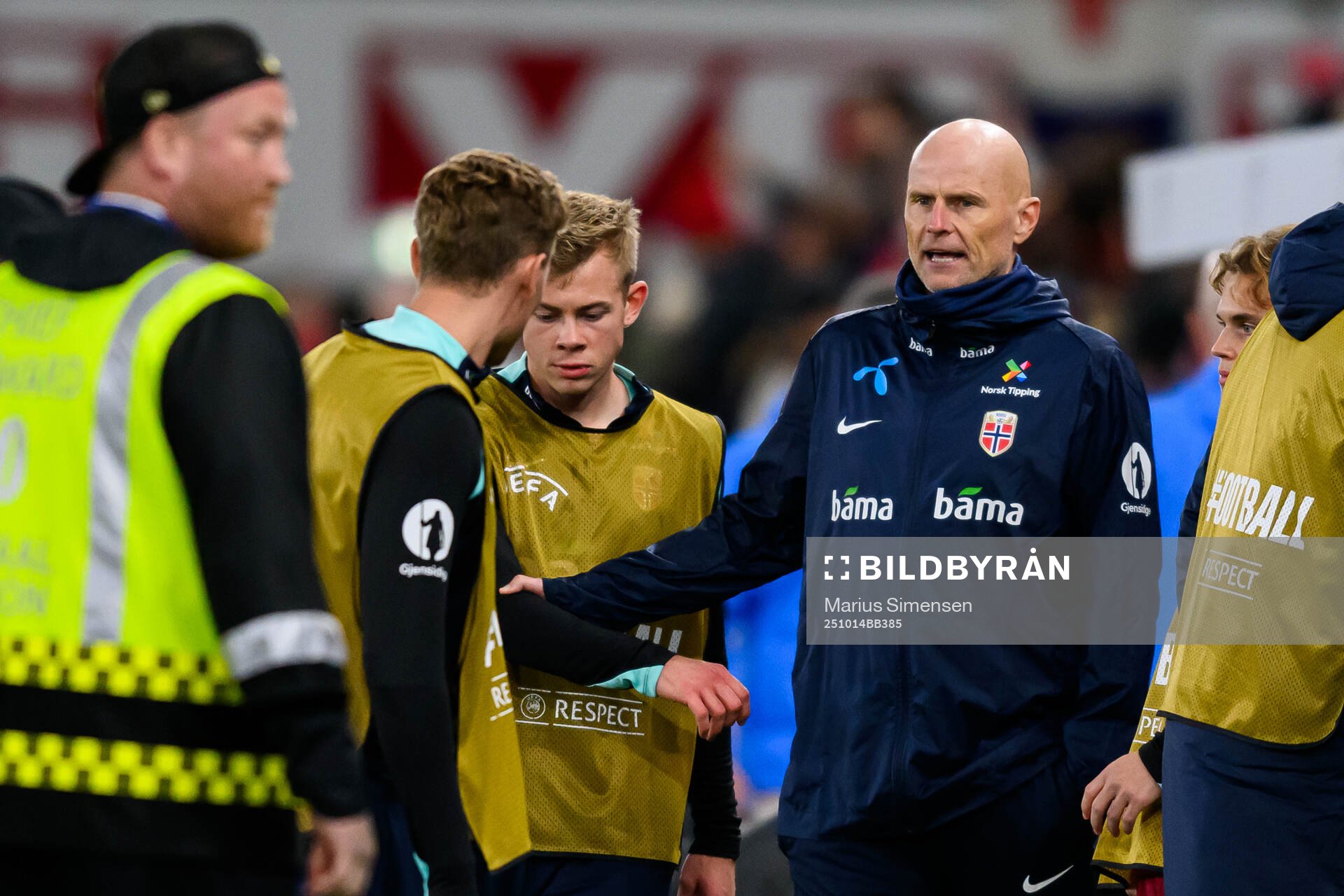 Head coach Ståle Solbakken of Norway