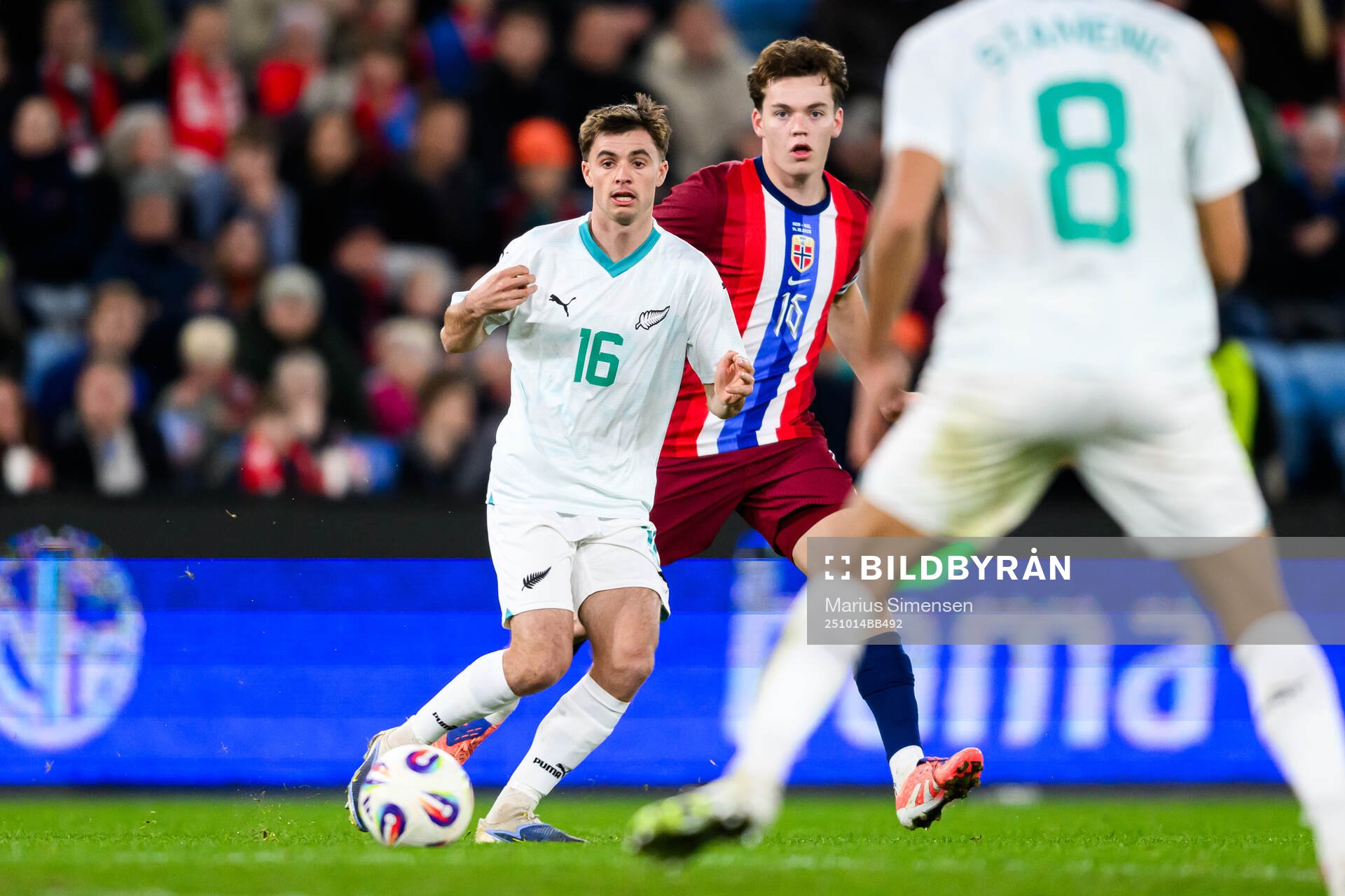 Owen Parker-Price of New Zealand and Sverre Nypan of Norway