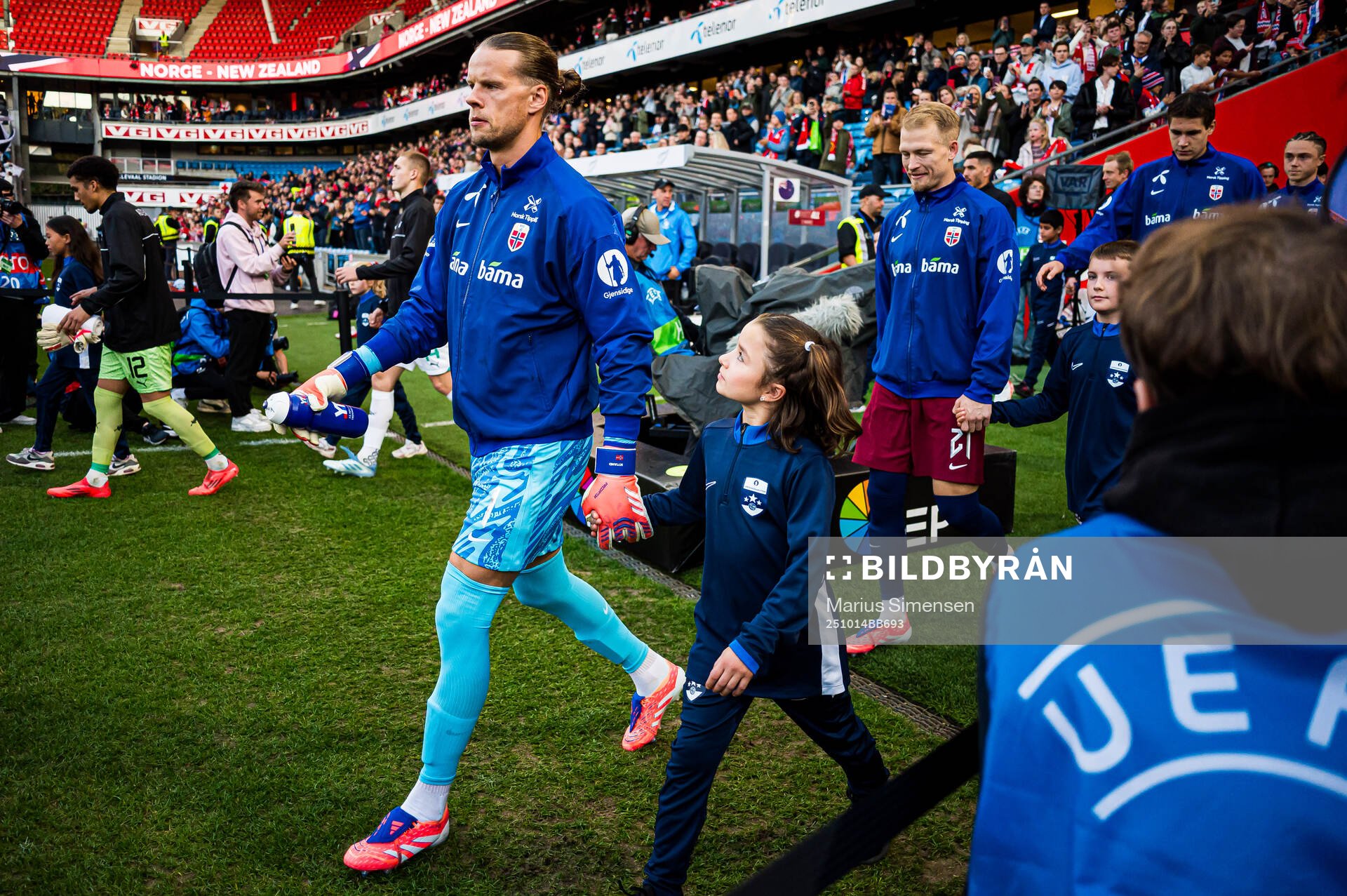 Goalkeeper Ørjan Nyland of Norway