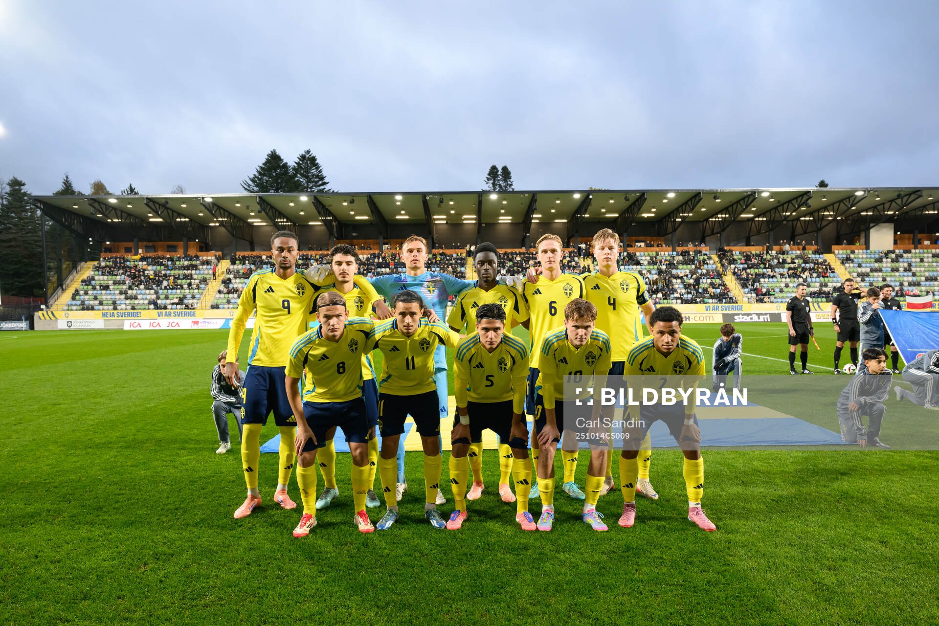 The starting eleven of Sweden