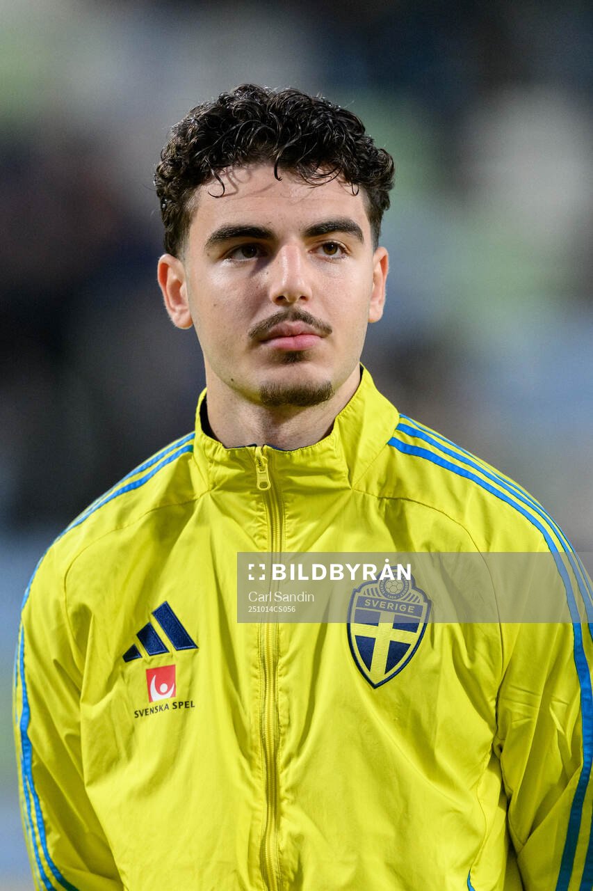 Bleon Kurtulus of Sweden  at lineup