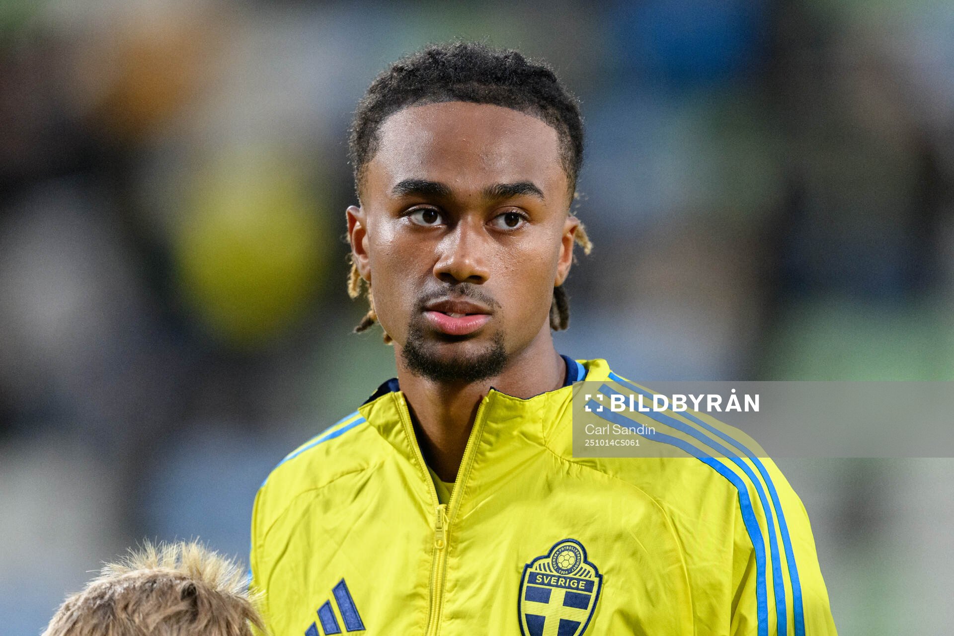 Jonah Kusi-Asare of Sweden at lineup
