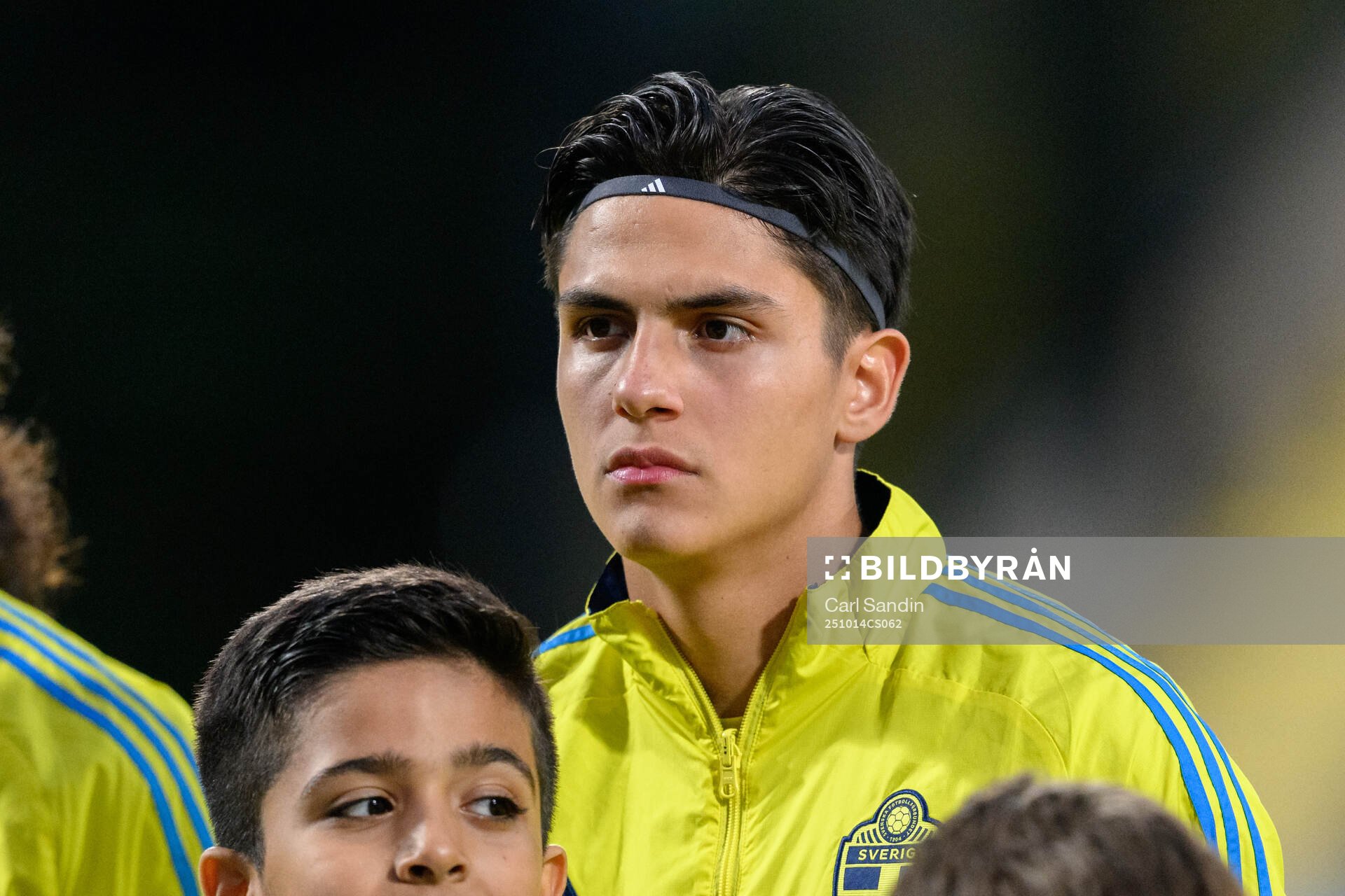 Matteo Perez Vinlöf of Sweden at lineup