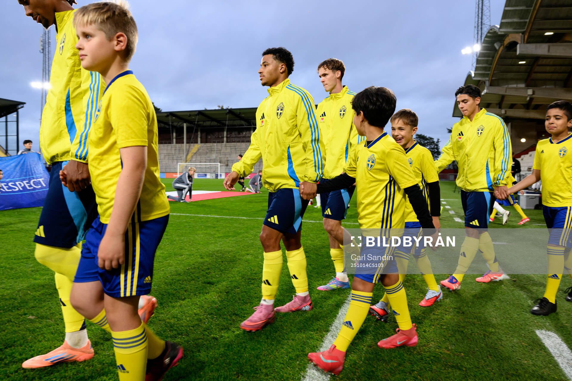 Momodou Sonko and Williot Swedberg of Sweden