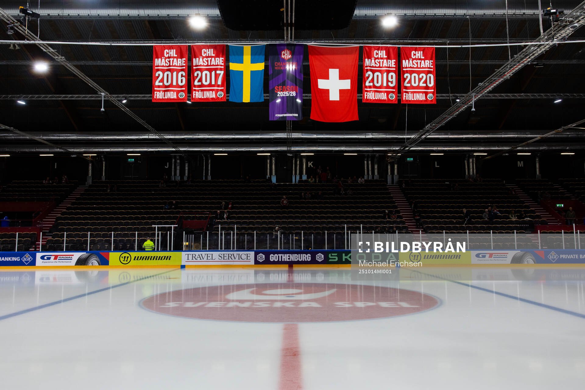 General view of the arena Frölundaborg