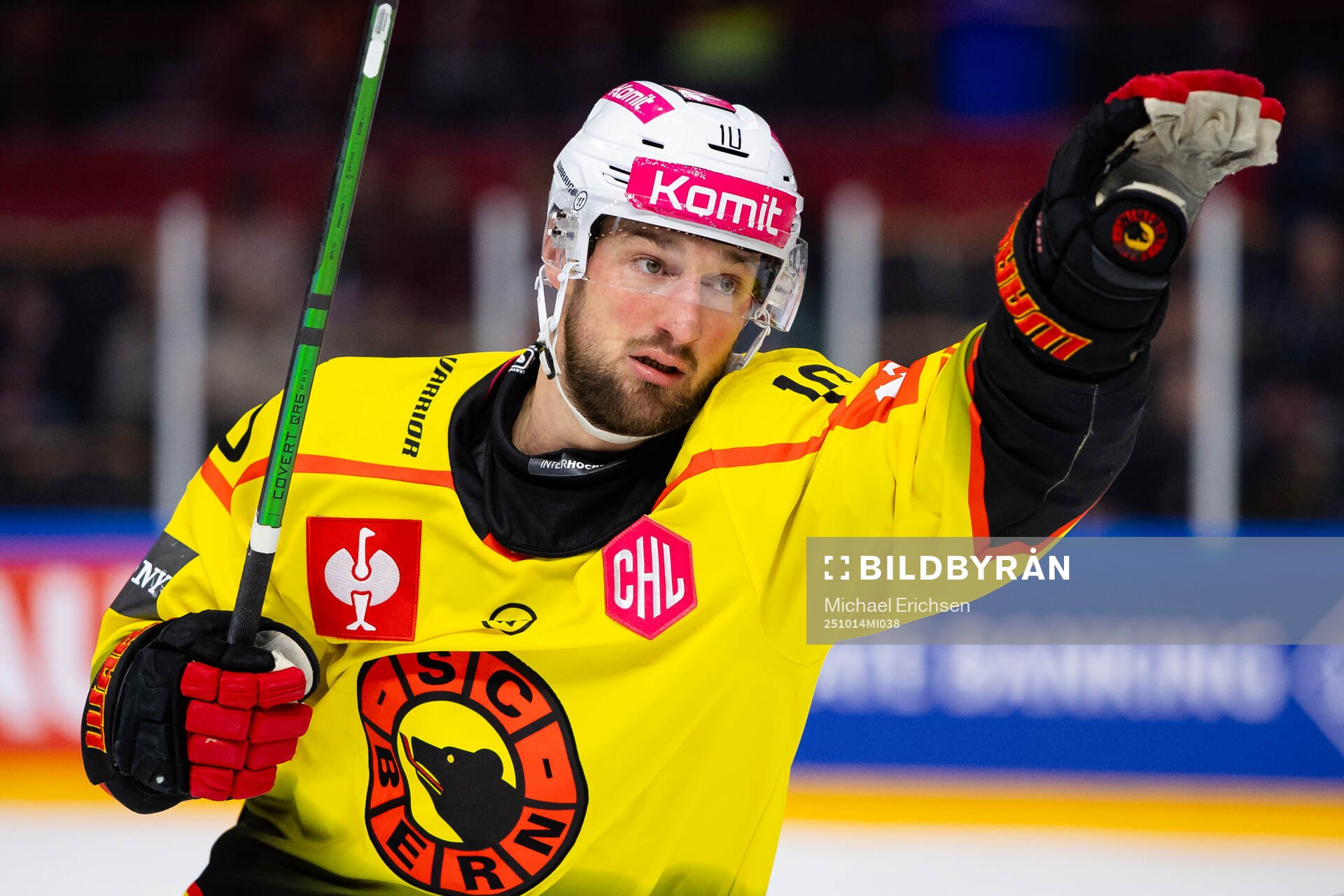Tristan Scherwey of SC Bern
