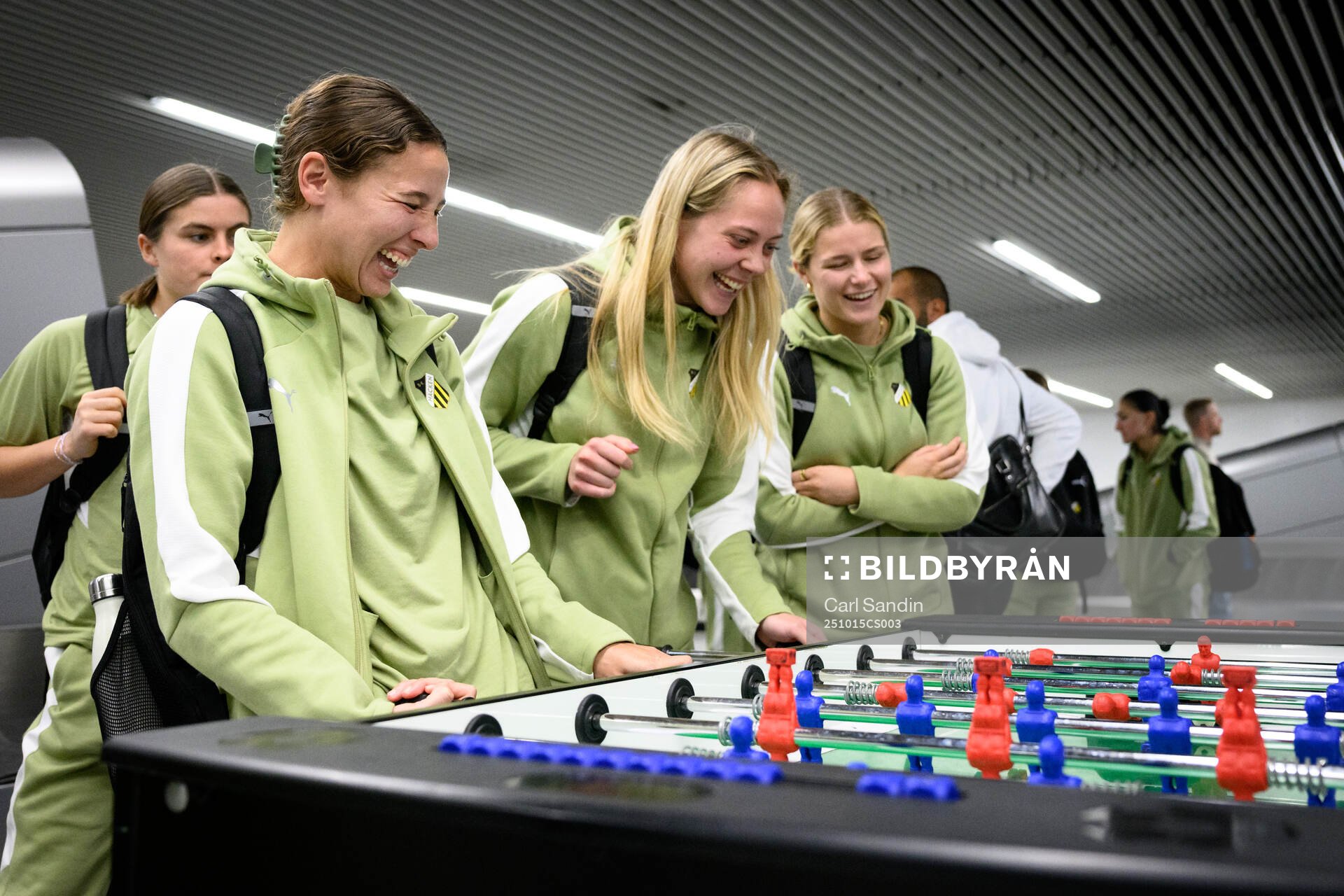 Tabby Tindell, Alice Bergström and Emilie Carlberg Byrnak