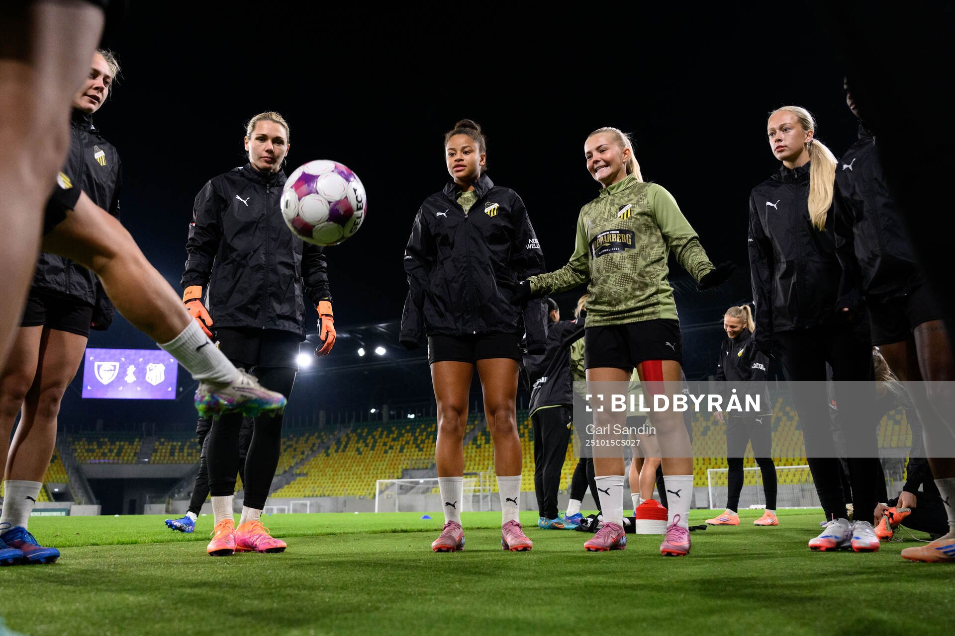 Goalkeeper Jennifer Falk, Felicia Schröder, Matilda