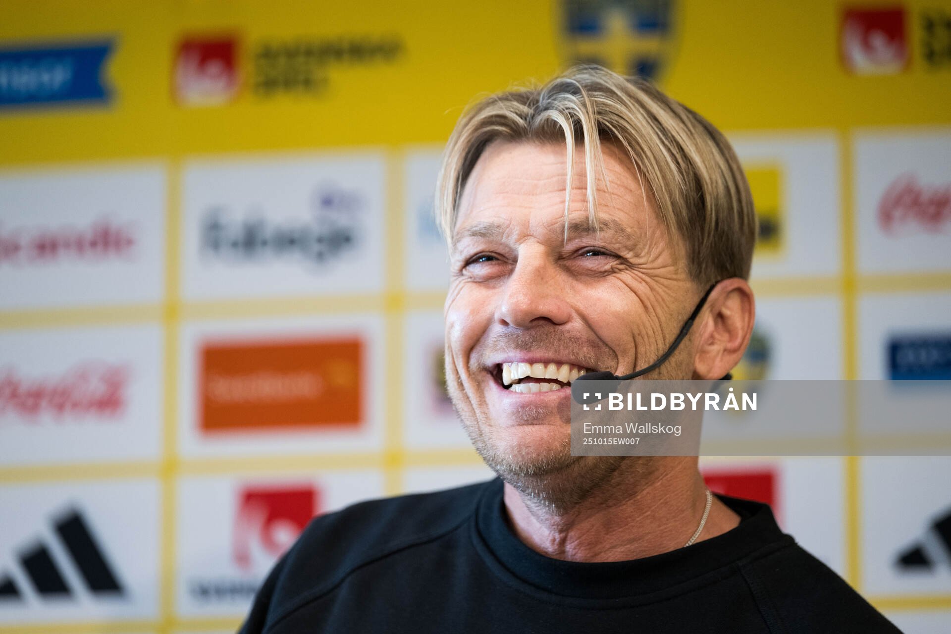 Head coach Tony Gustavsson of the Swedish women's national