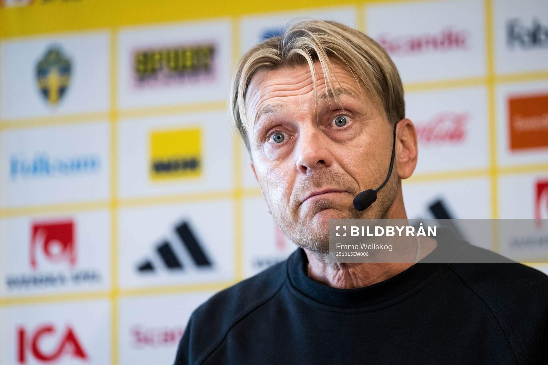 Head coach Tony Gustavsson of the Swedish women's national