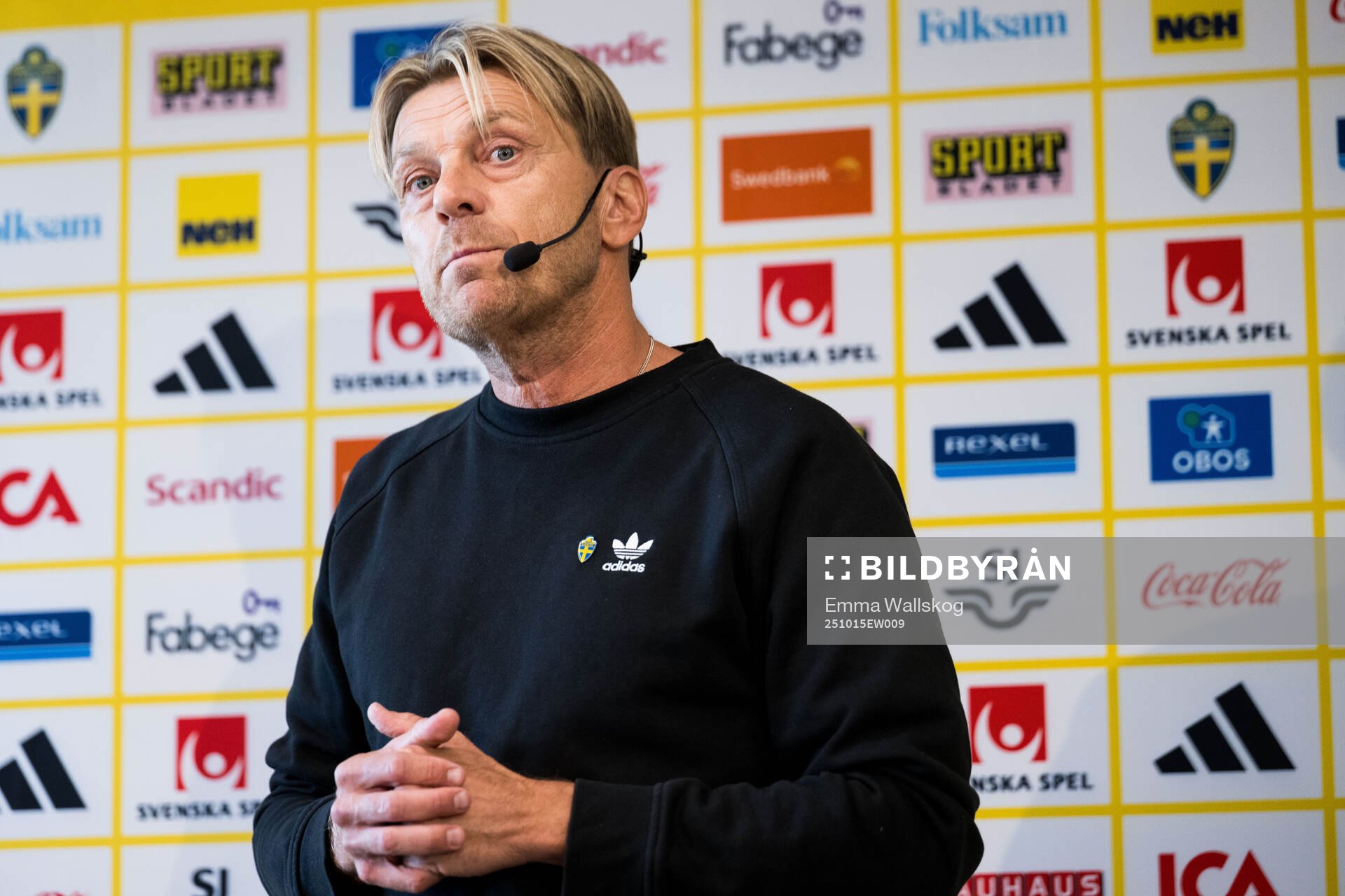 Head coach Tony Gustavsson of the Swedish women's national