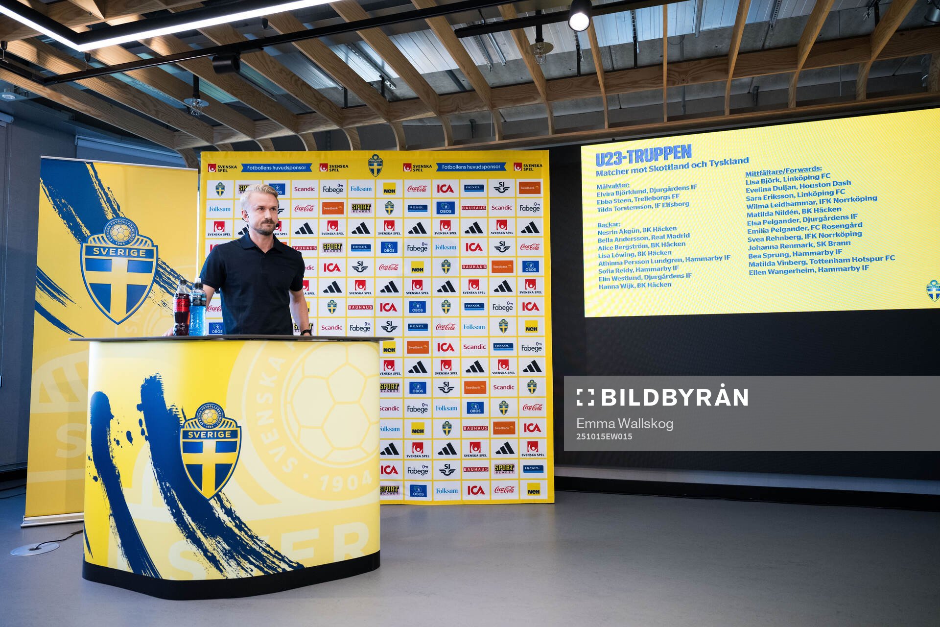 Pierre Fondin of the Swedish women’s U-23 national