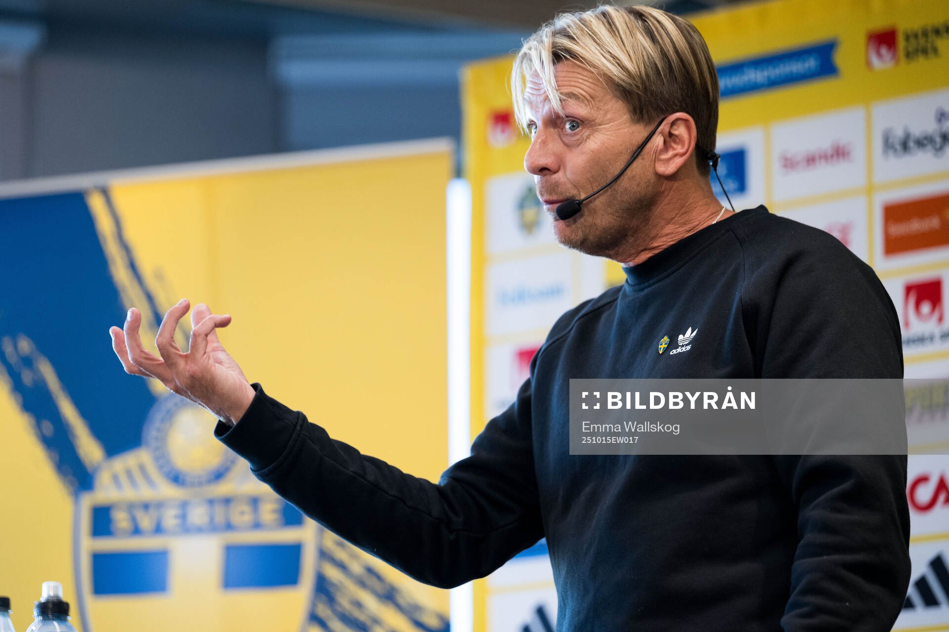 Head coach Tony Gustavsson of the Swedish women's national