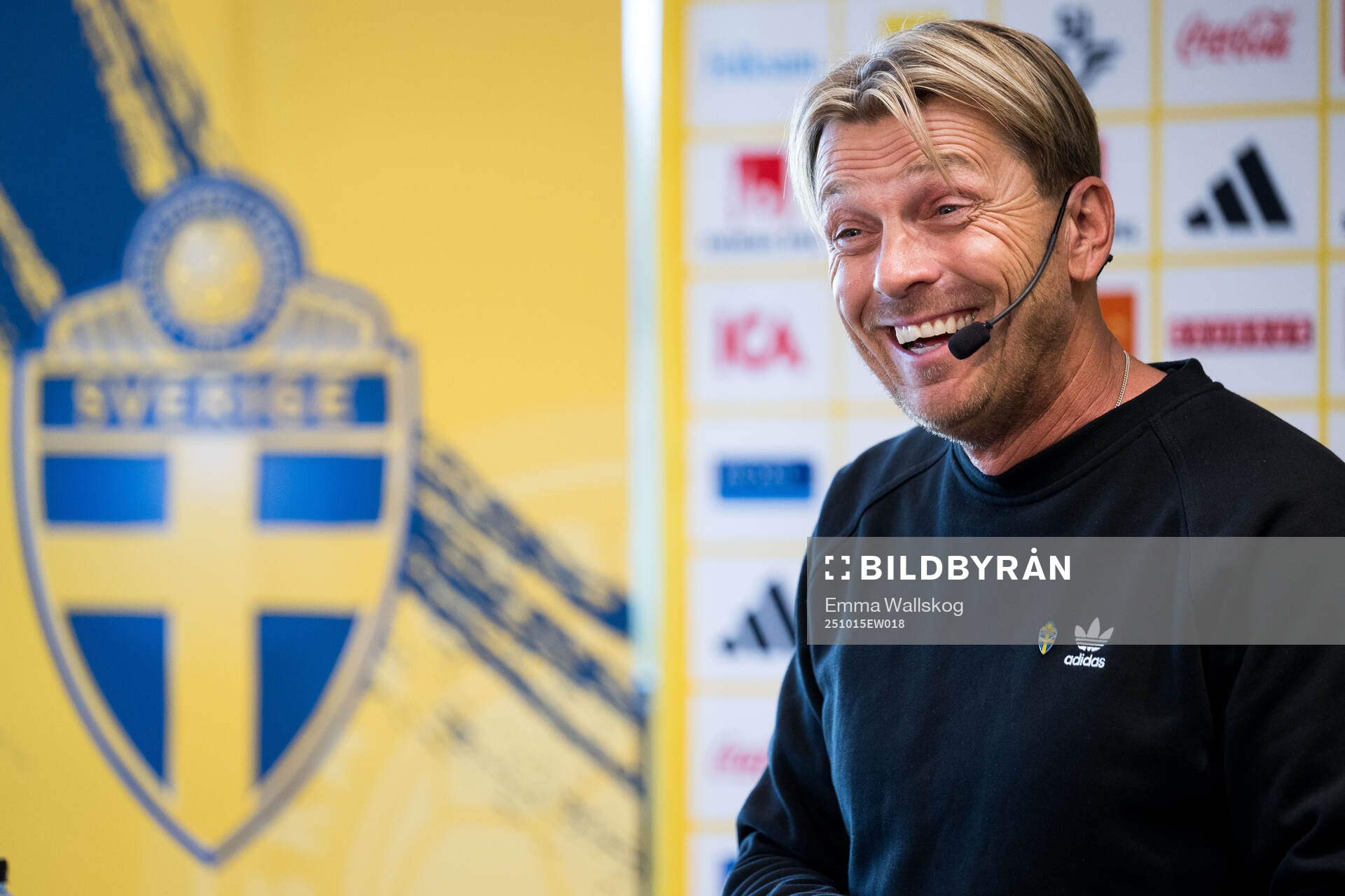 Head coach Tony Gustavsson of the Swedish women's national