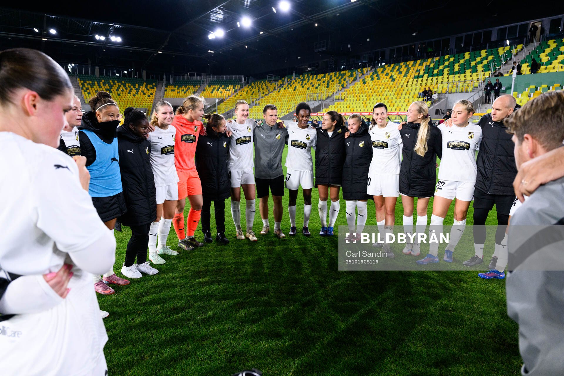 Players of Häcken celebrate