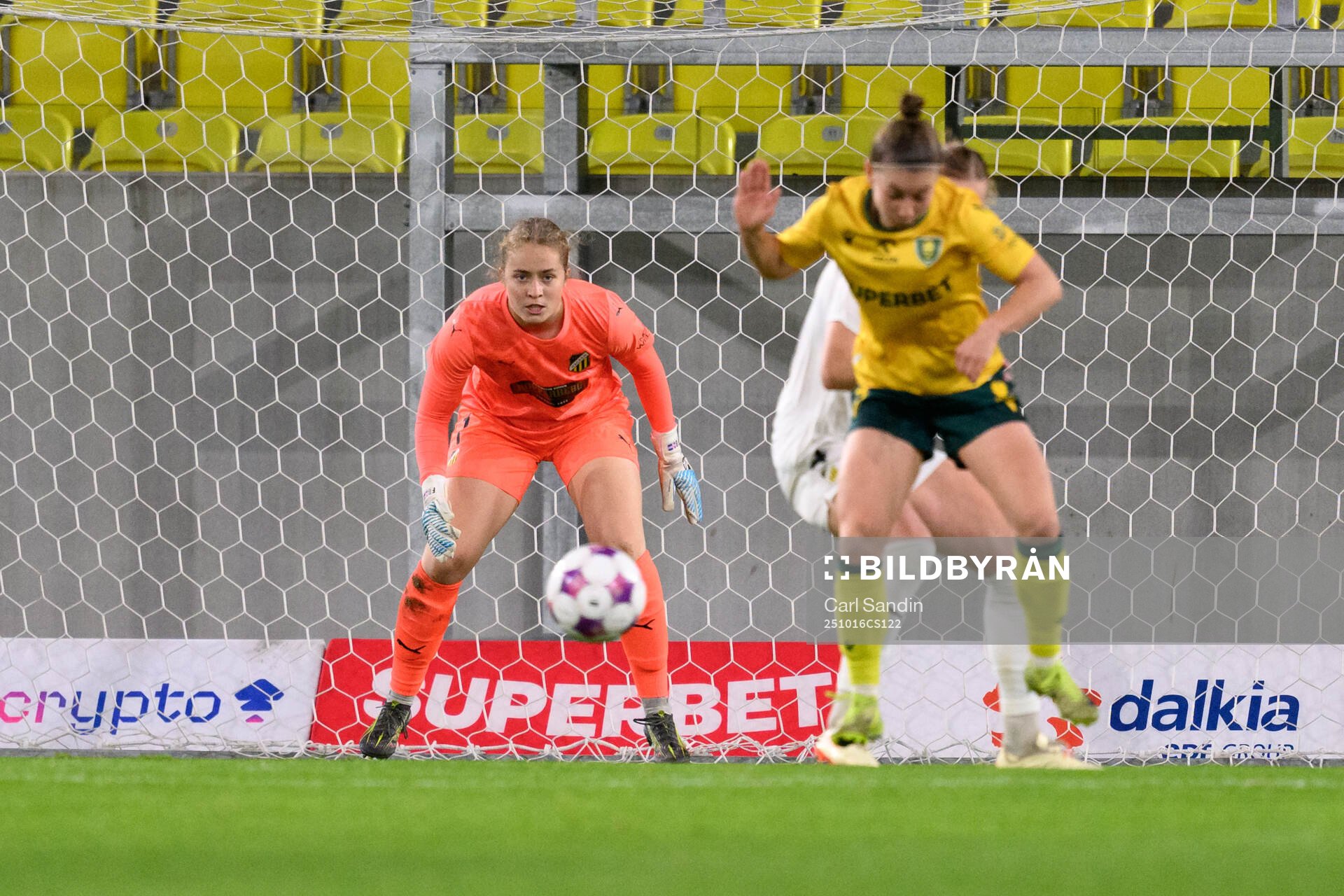 Goalkeeper Fanney Birkisdottir of Häcken