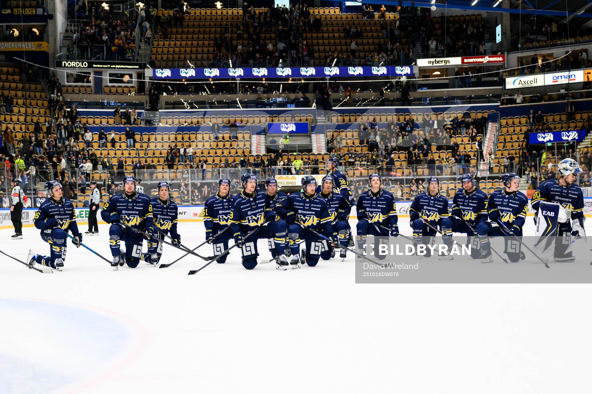 HV71s spelare jublar