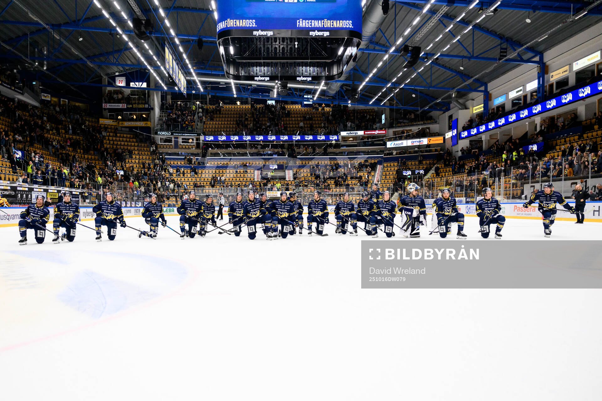 HV71s spelare jublar