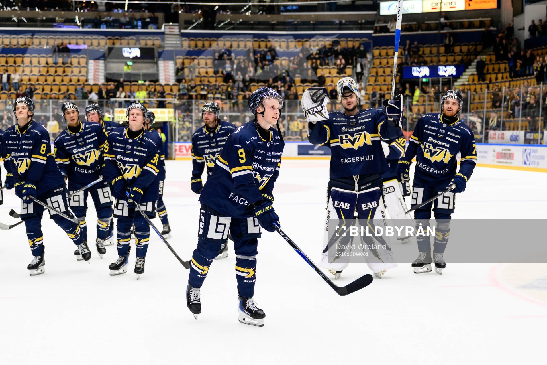 HV71s Hugo Pettersson jublar