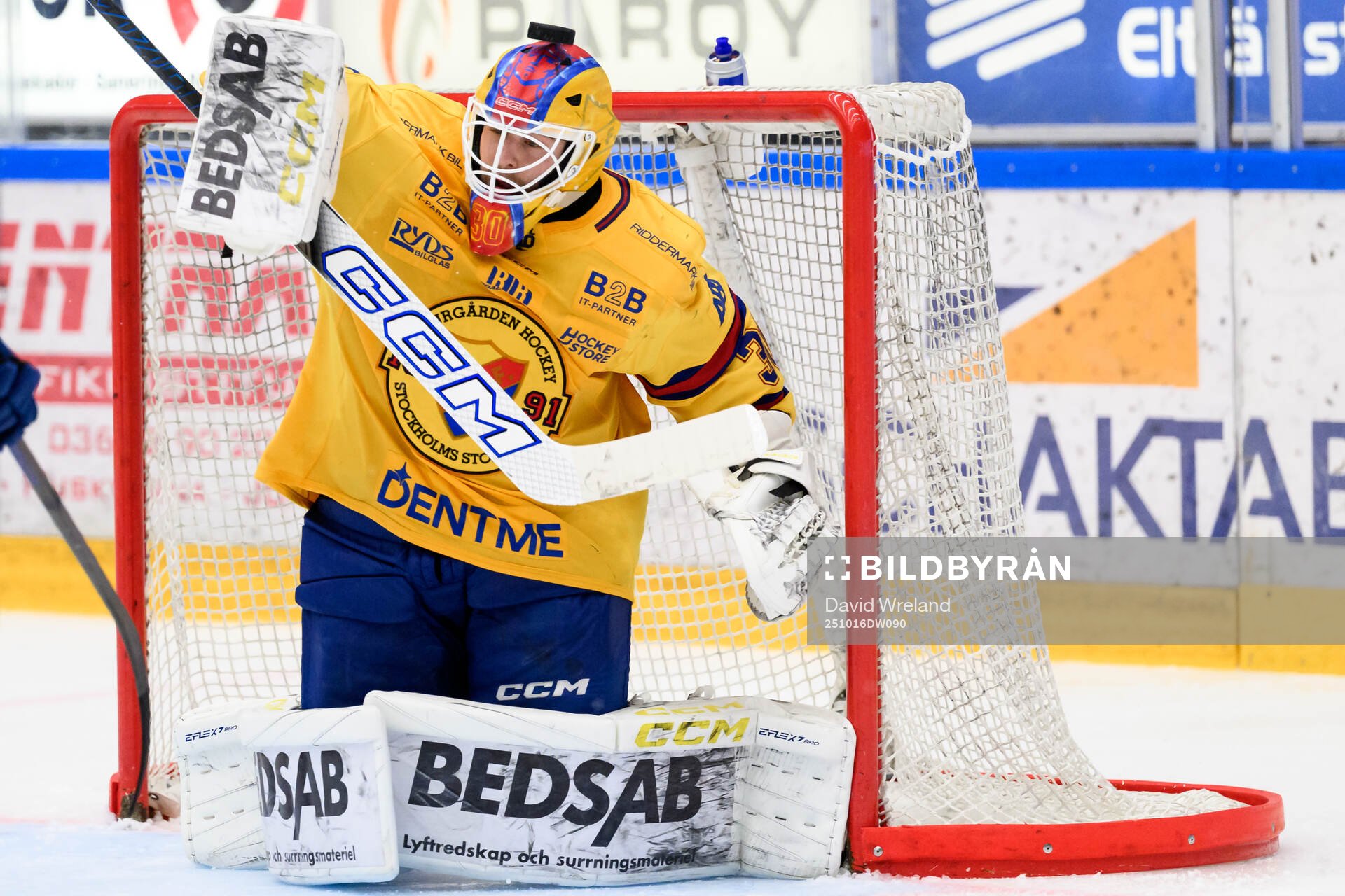 Djurgårdens målvakt Hugo Hävelid