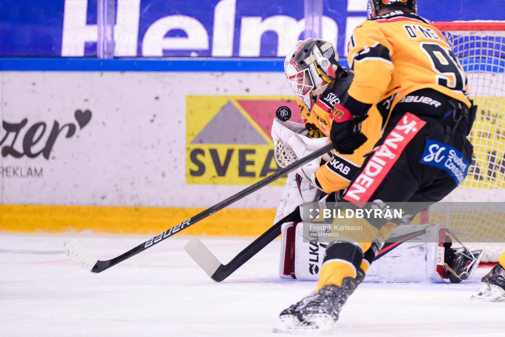 Luleås målvakt Matteus Ward