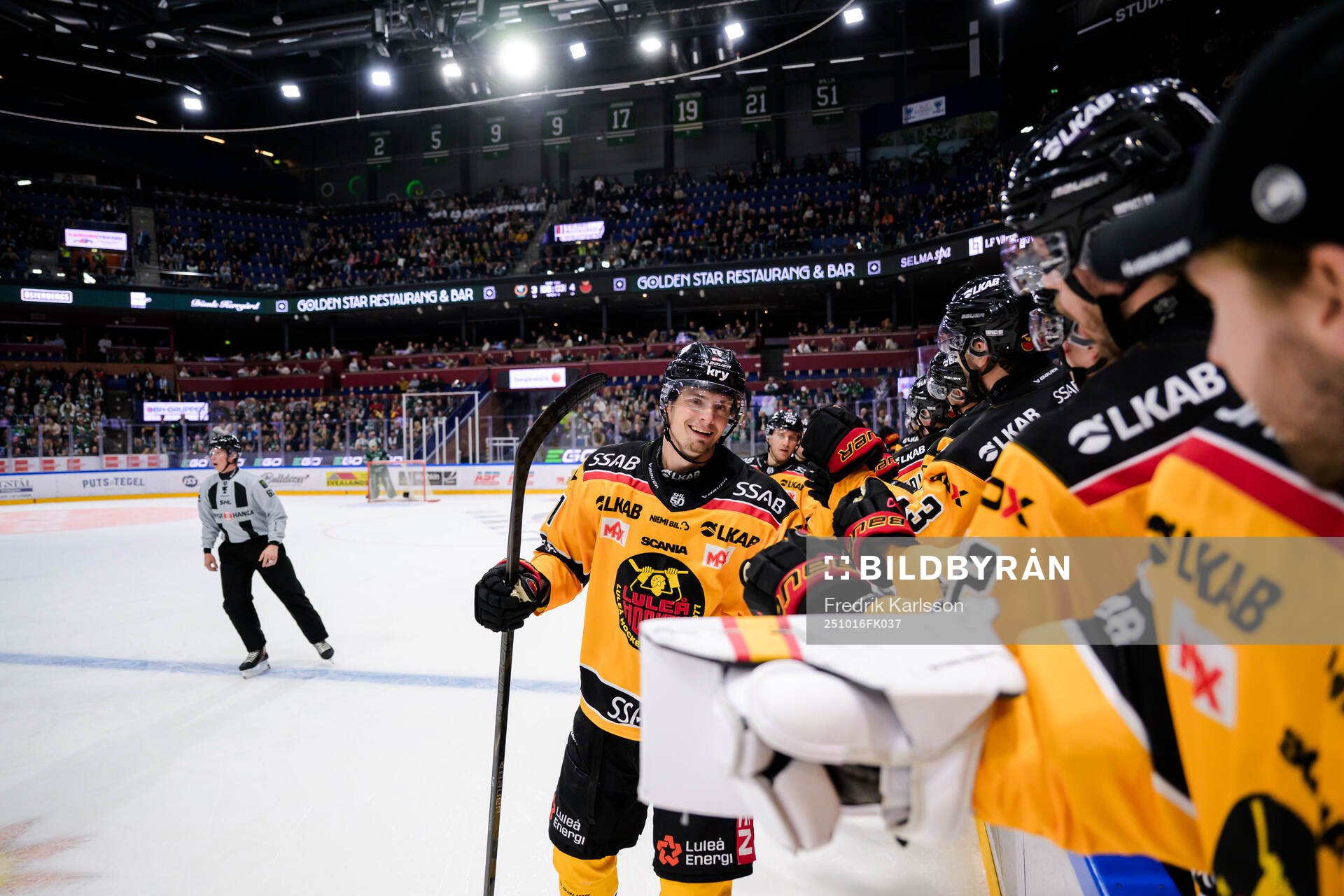 Luleås Markus Nurmi jublar