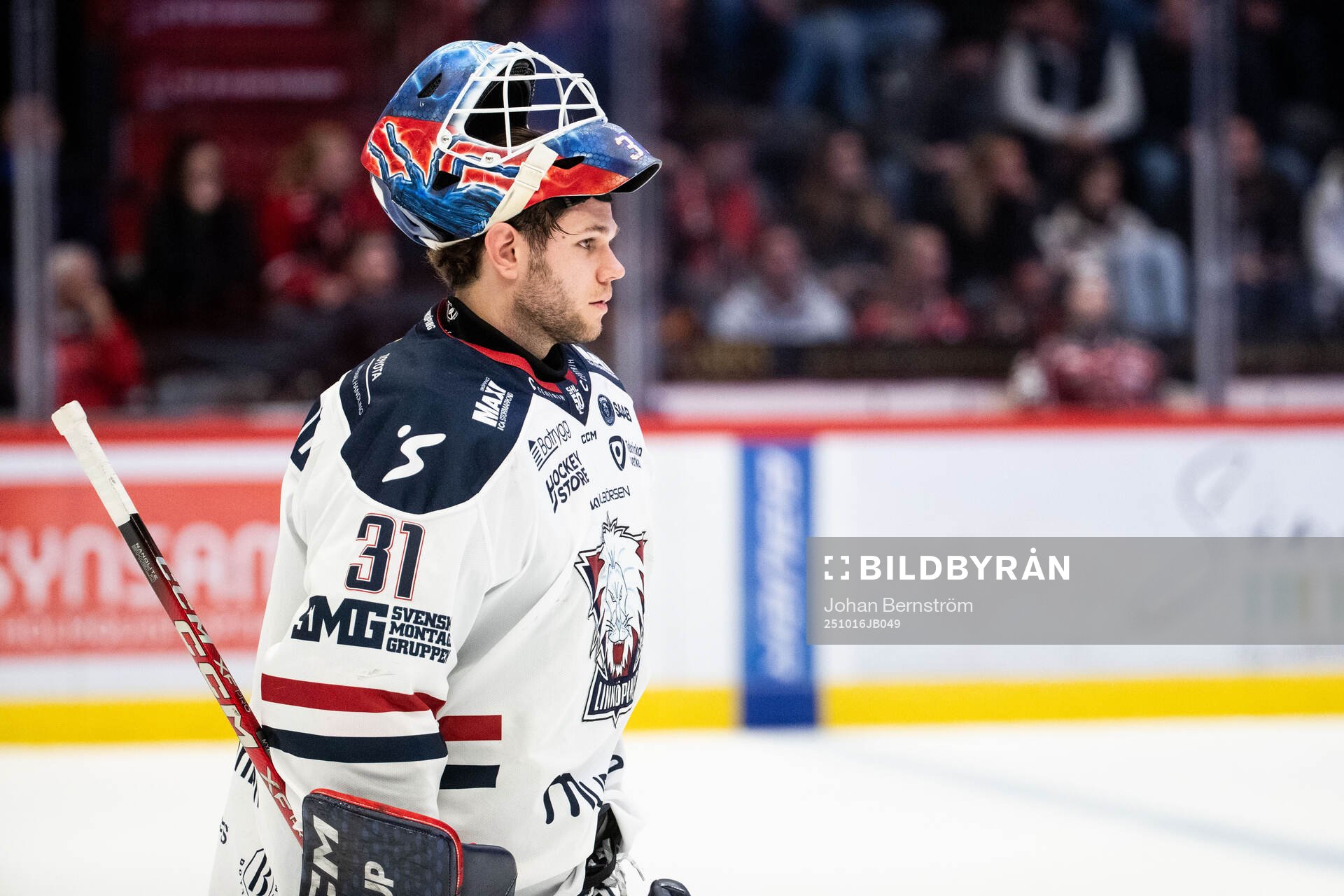 Linköpings målvakt Jesper Myrenberg lämnar isen