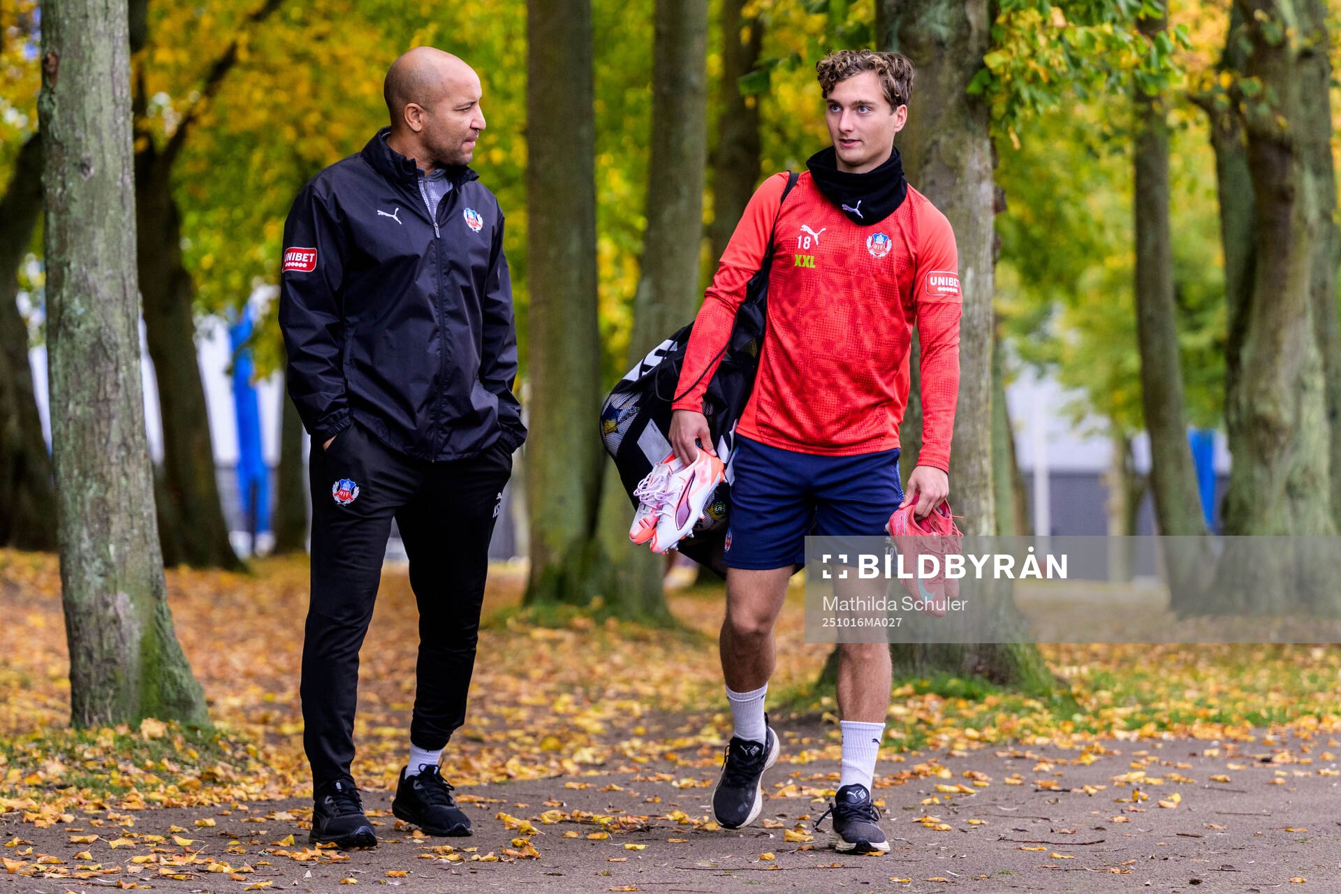 Tränare Kleber Saarenpää och Casper Ljung Hofvendahl