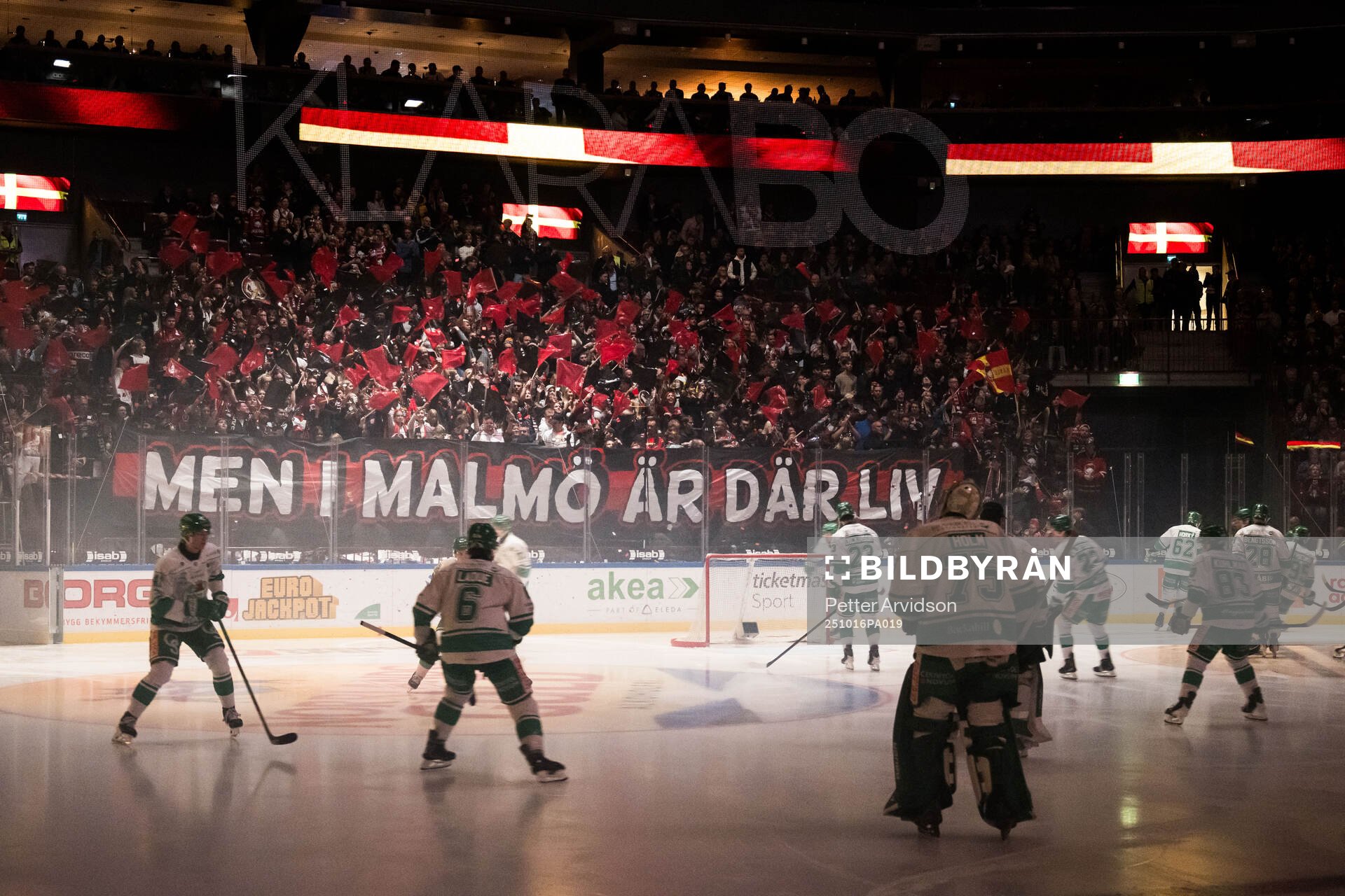 Malmö Redhawks supportrar