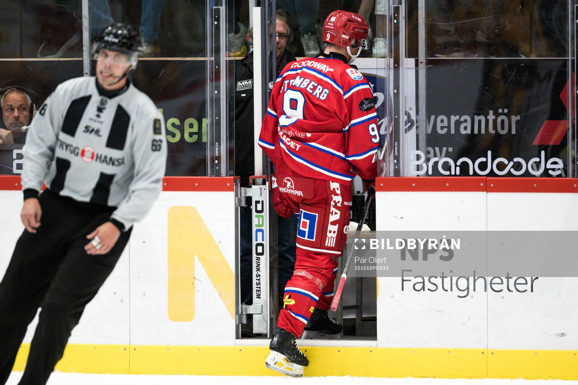 Timrås Didrik Strömberg i utvisningsbåset